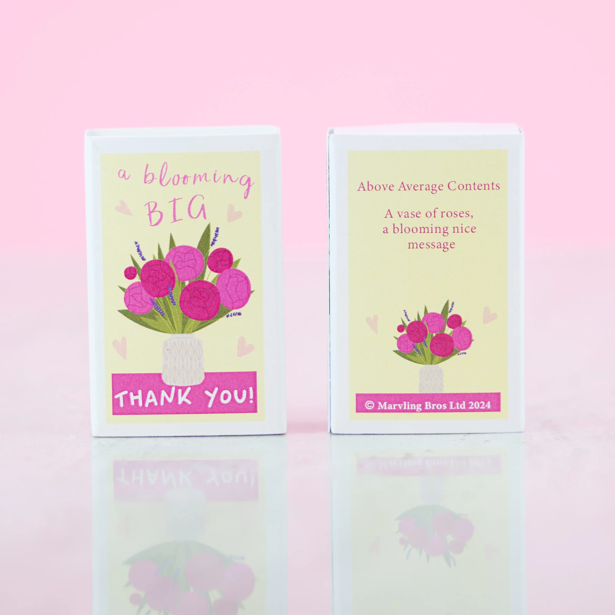 A Blooming Big Thank You paper roses in a vase - Image 3