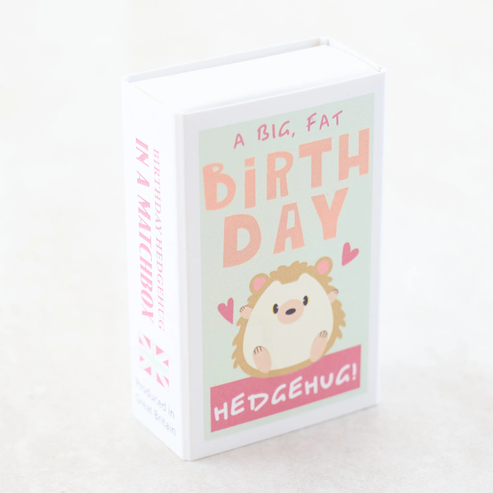 Birthday Hedgehug Wool Felt Hedgehog In A Matchbox - Image 3