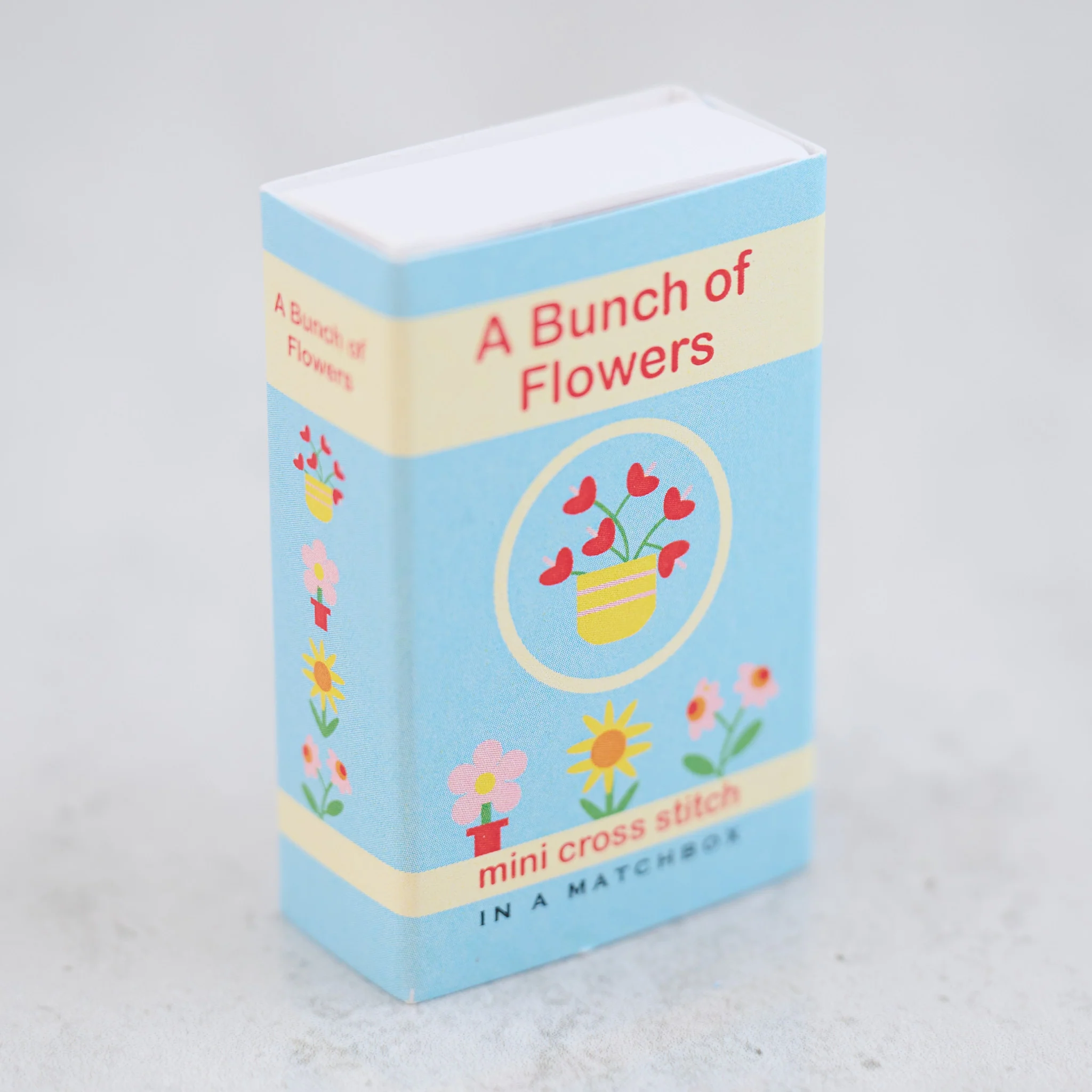 Bunch of Flowers Mini Cross Stitch Kit In A Matchbox - Image 6