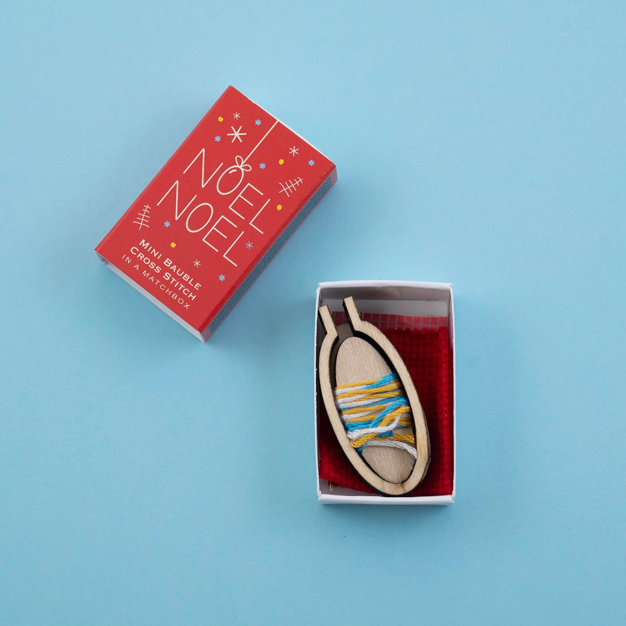 Make Your Own Christmas Bauble Noel Cross Stitch Kit - Image 5