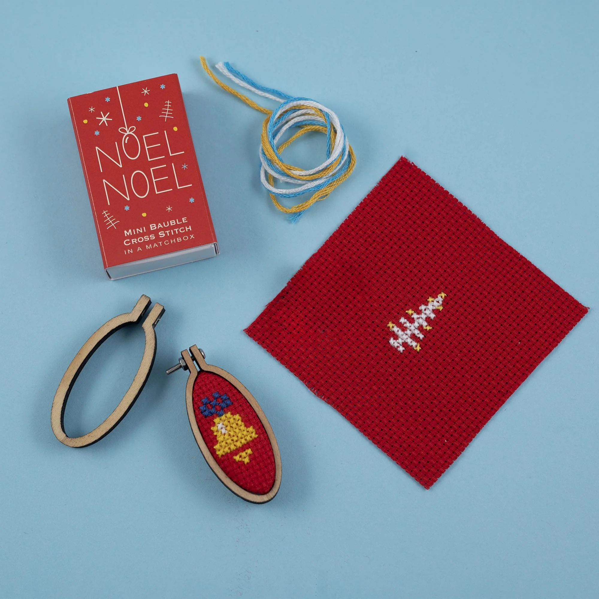 Make Your Own Christmas Bauble Noel Cross Stitch Kit - Image 8