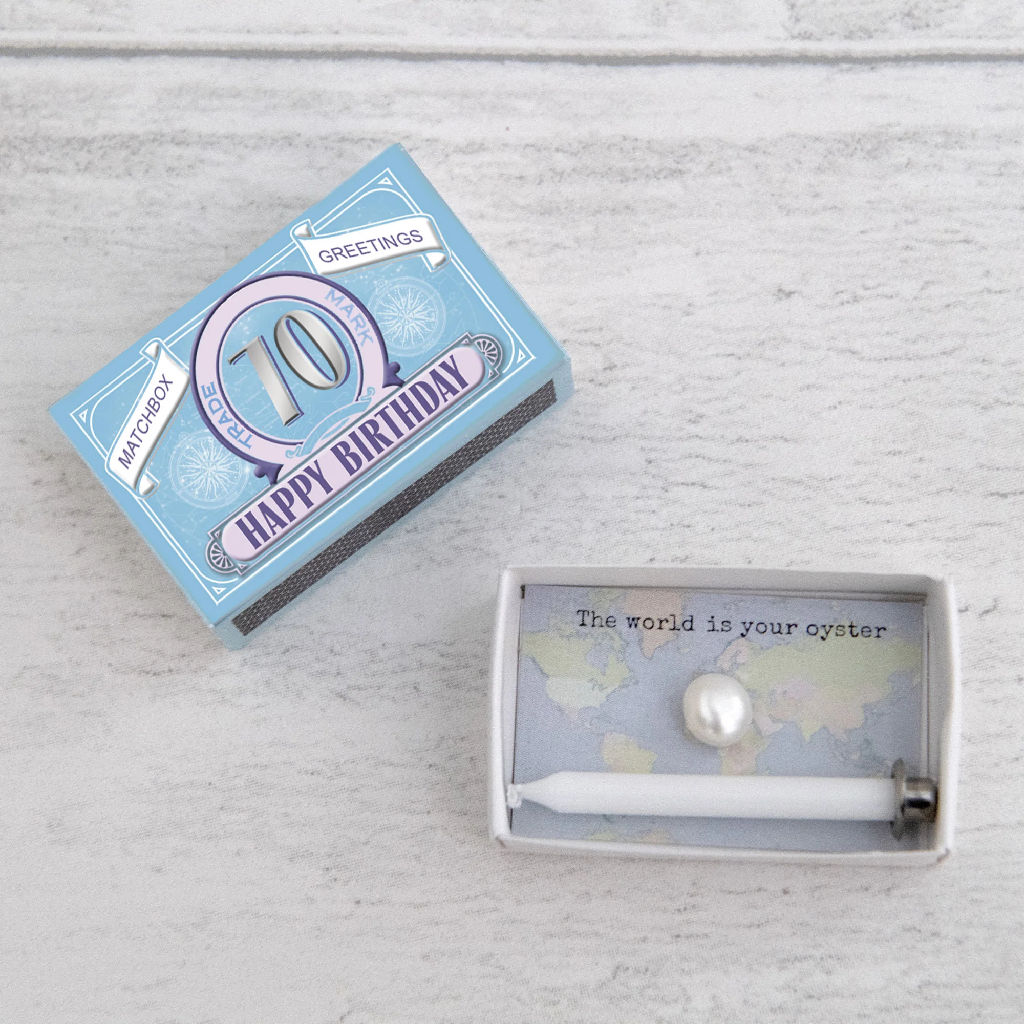 Happy 70th Birthday Candle And Freshwater Pearl Gift - Image 5