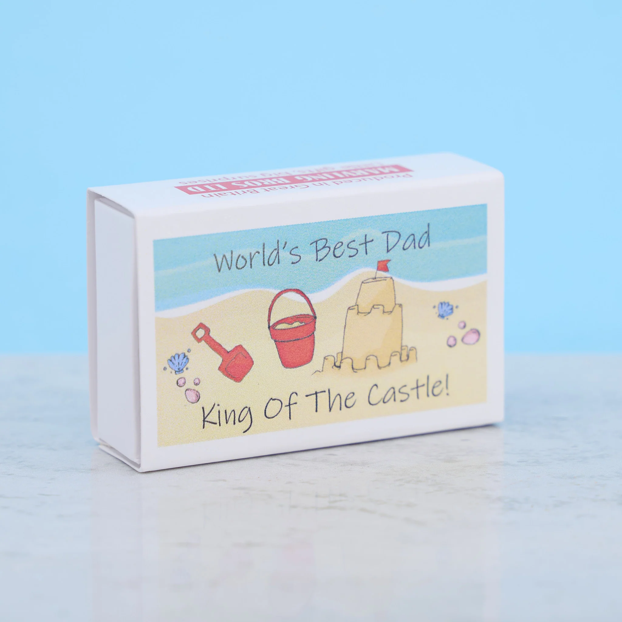 Dad You're King of the Castle Sandcastle Kit In A Matchbox - Image 5