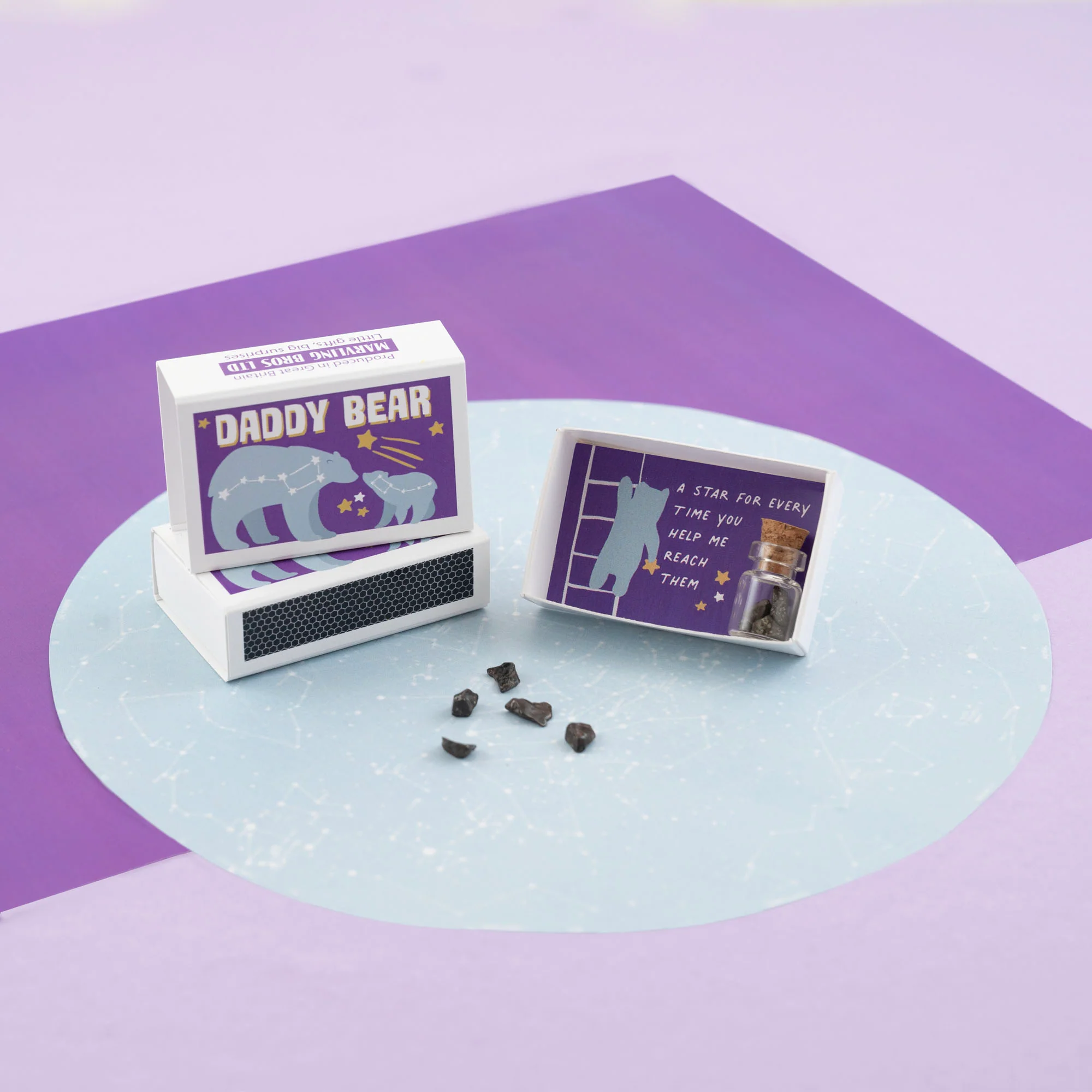 Daddy Bear Meteorite Gift In A Matchbox - Image 5