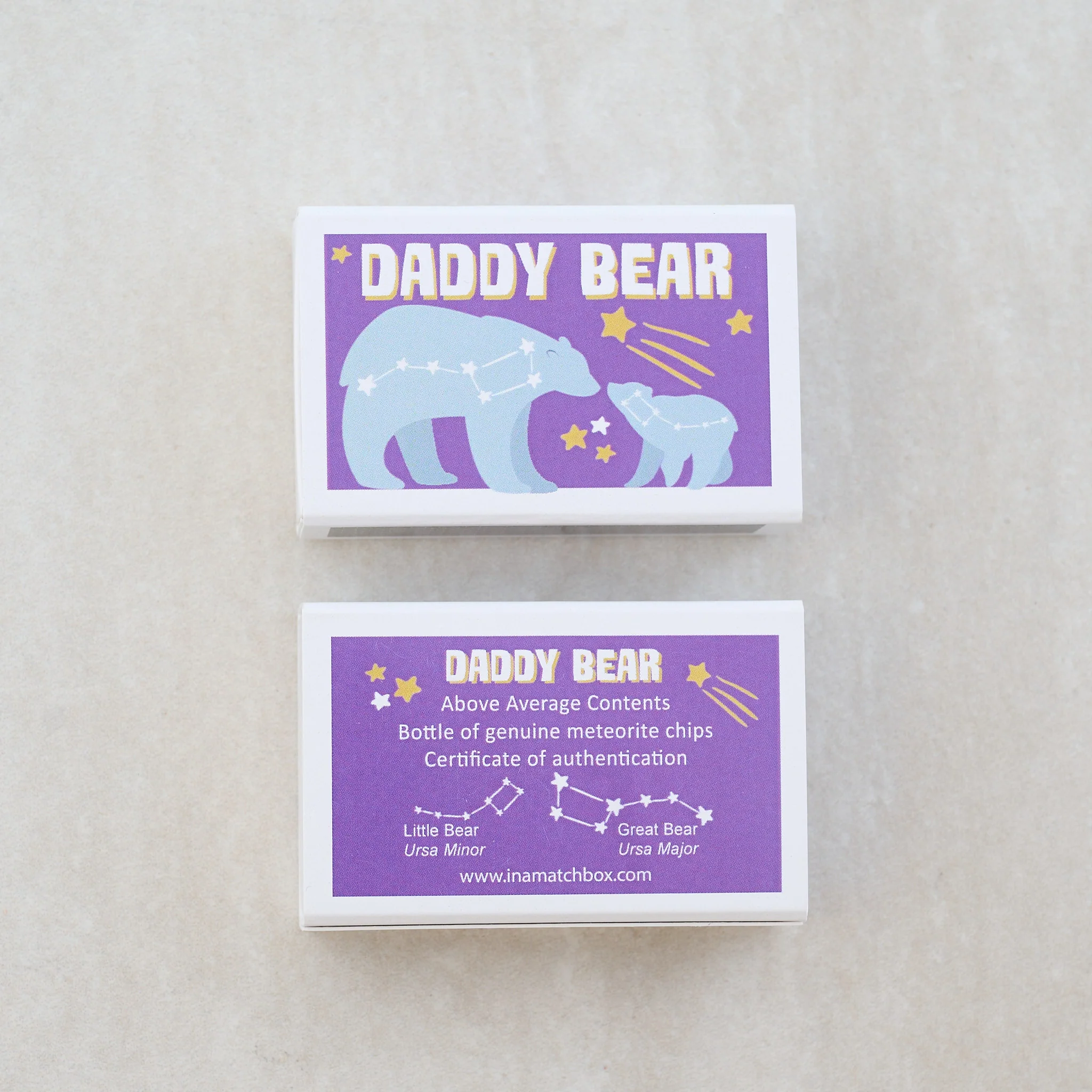 Daddy Bear Meteorite Gift In A Matchbox - Image 6