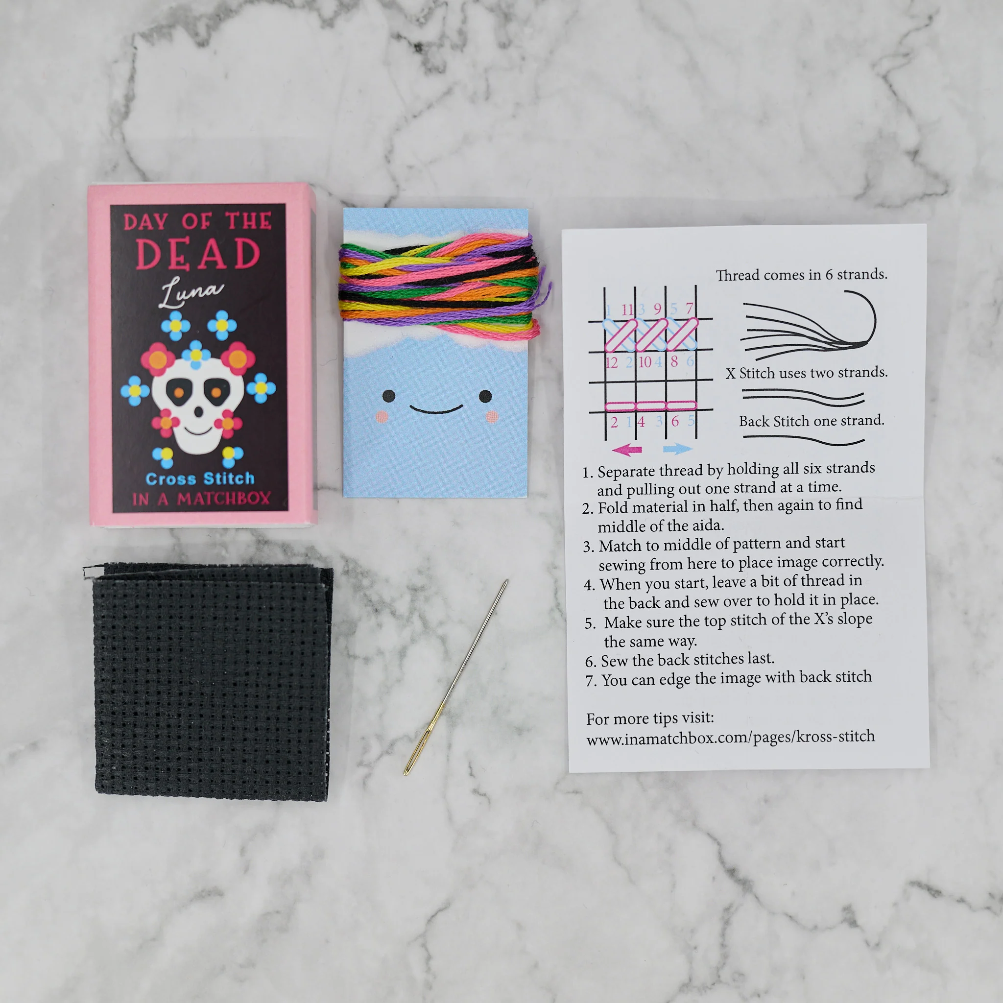 Day of the Dead Mini Cross Stitch Kit - Image 8