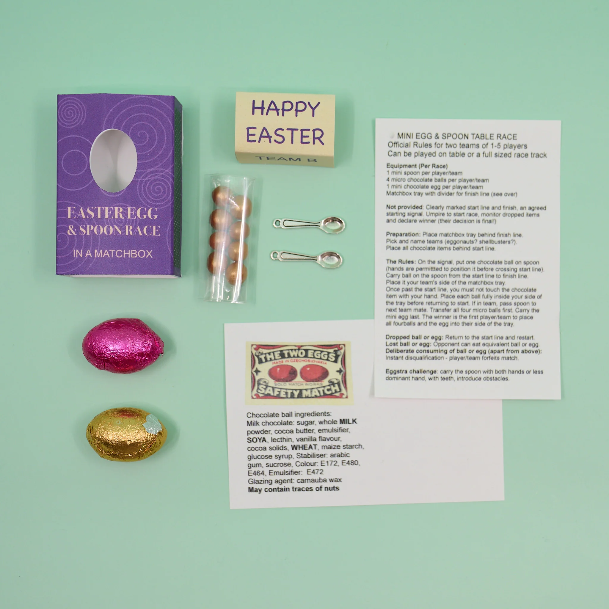 Chocolate Egg and Spoon Race in a matchbox - Image 4