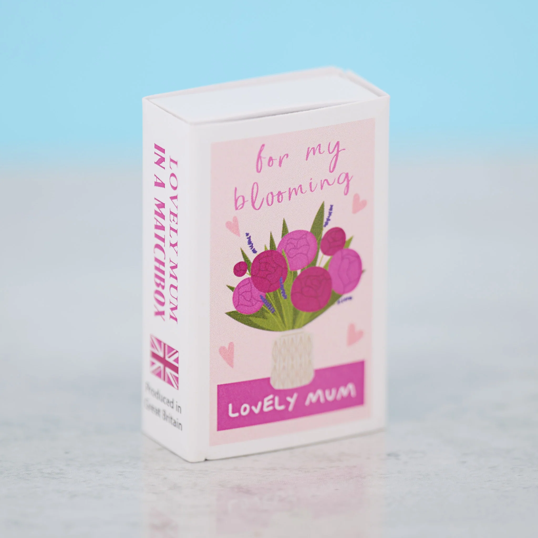 Blooming Lovely Mum Vase Of Roses In A Matchbox - Image 4