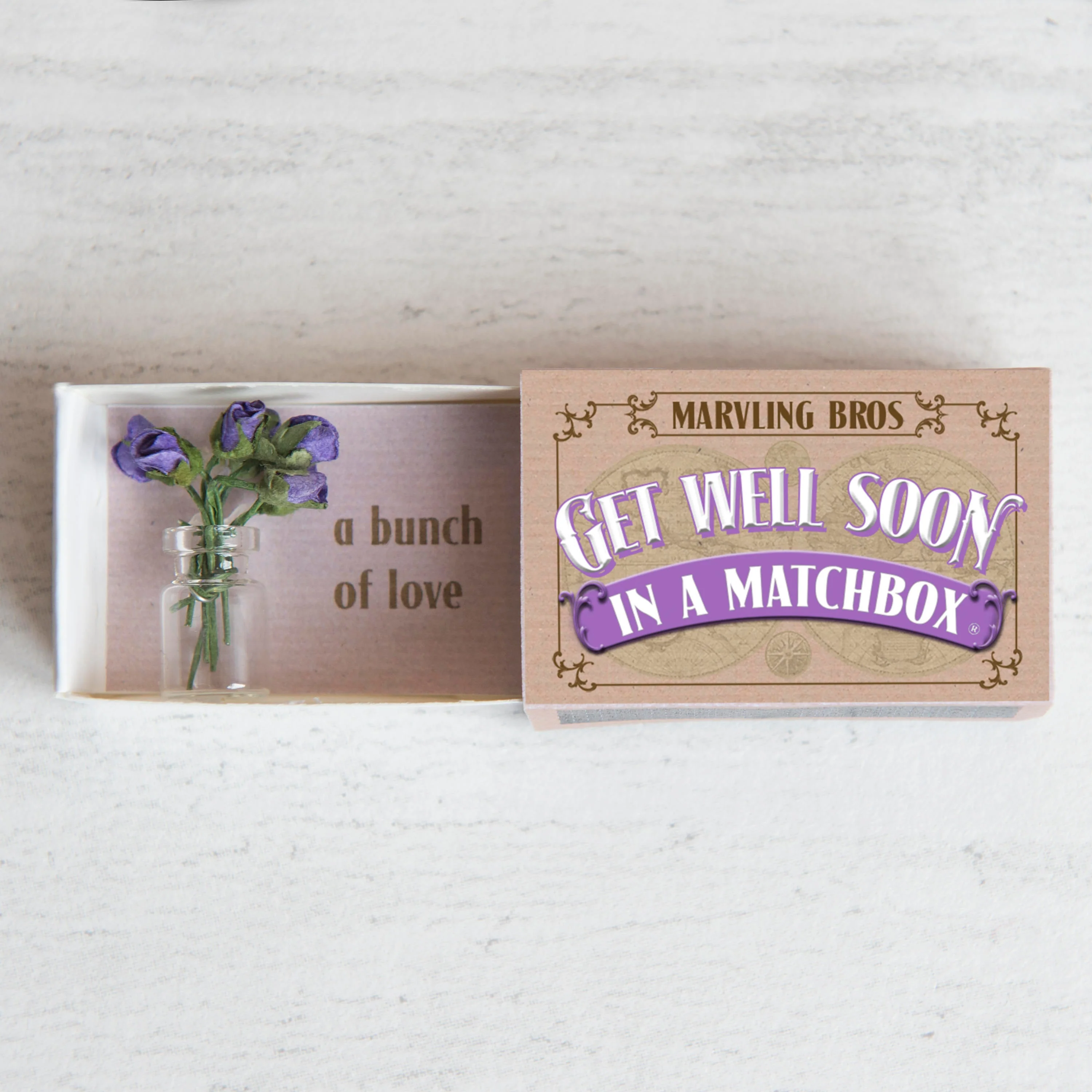Get Well Soon Miniature Handmade Bouquet Of Paper Roses - Image 6