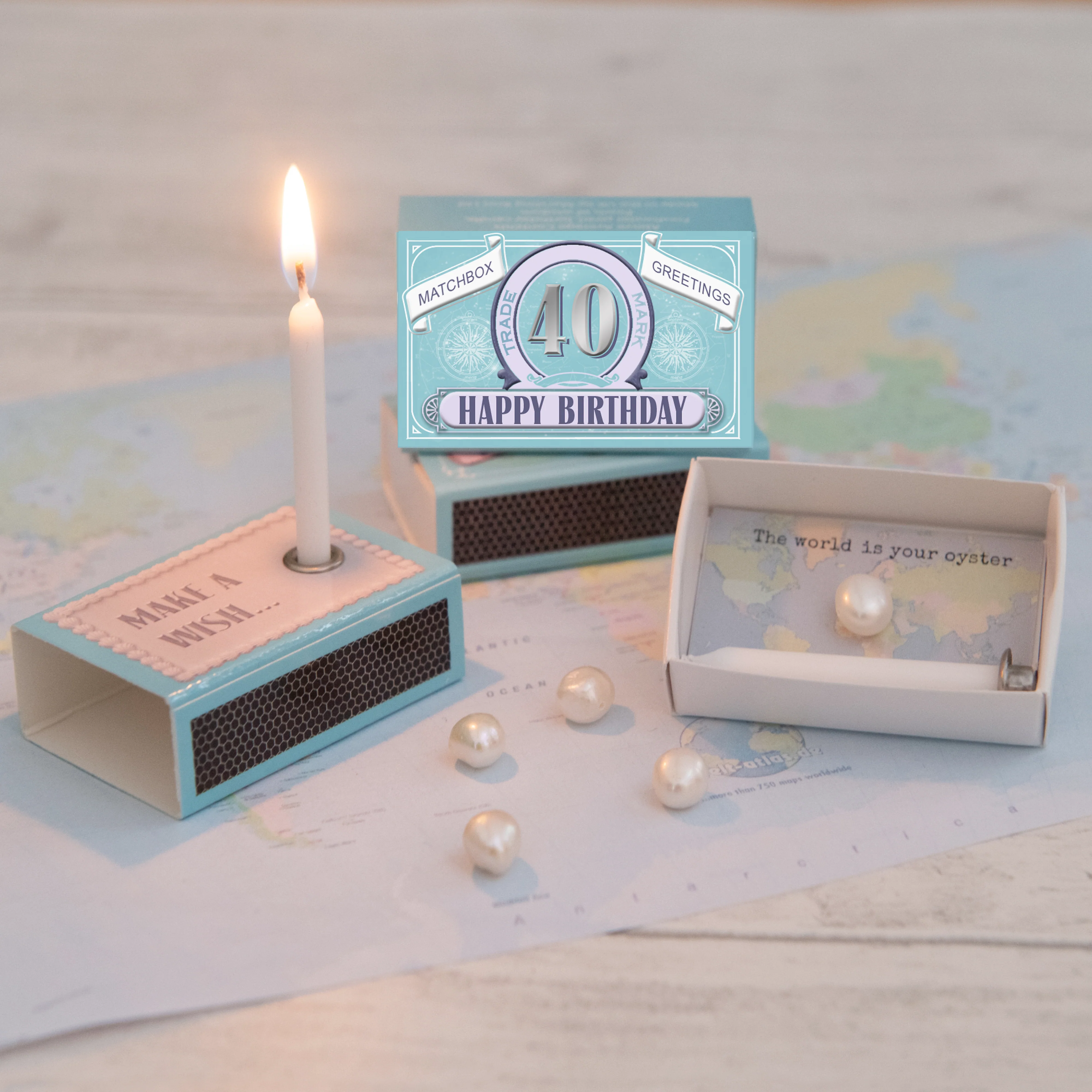 Happy Birthday Candle And Freshwater Pearl Gift - Image 4