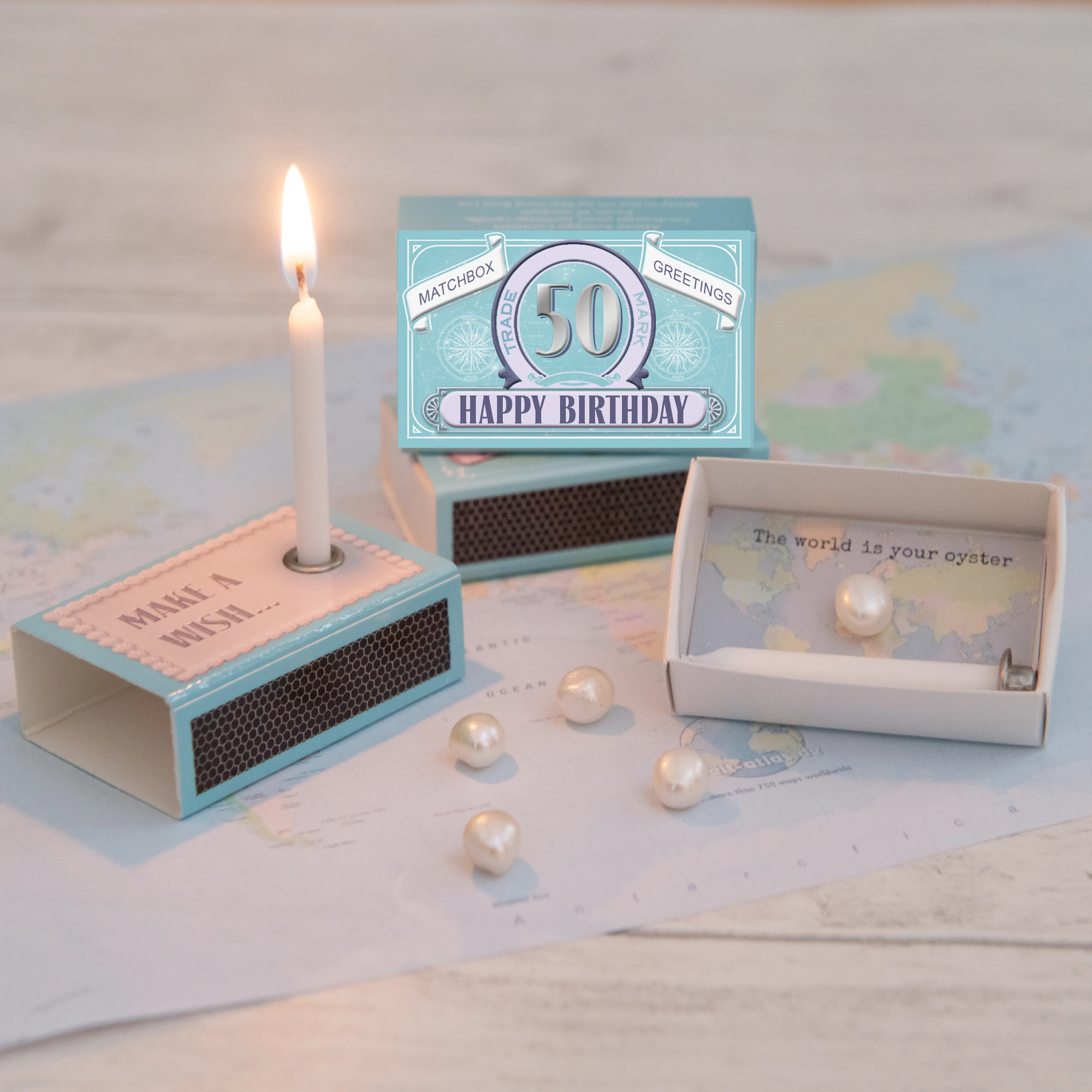 Happy Birthday Candle And Freshwater Pearl Gift - Image 5
