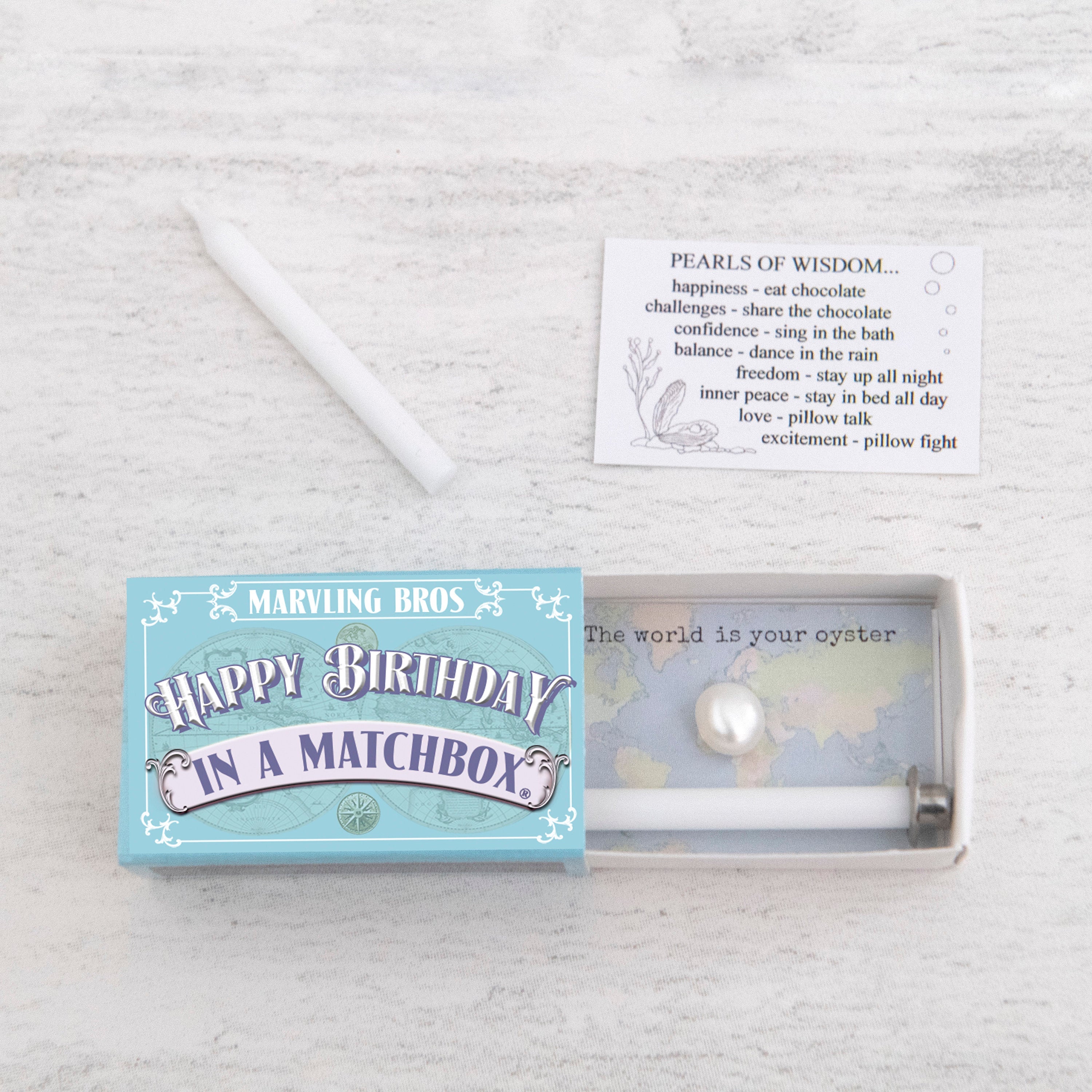 Happy Birthday Candle And Freshwater Pearl Gift - Image 9