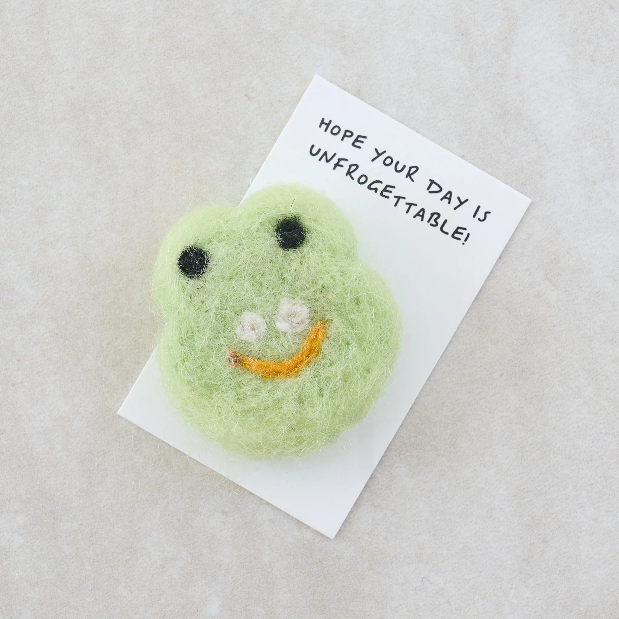 Happy Birthday Wool Felt Frog In A Matchbox - Image 4