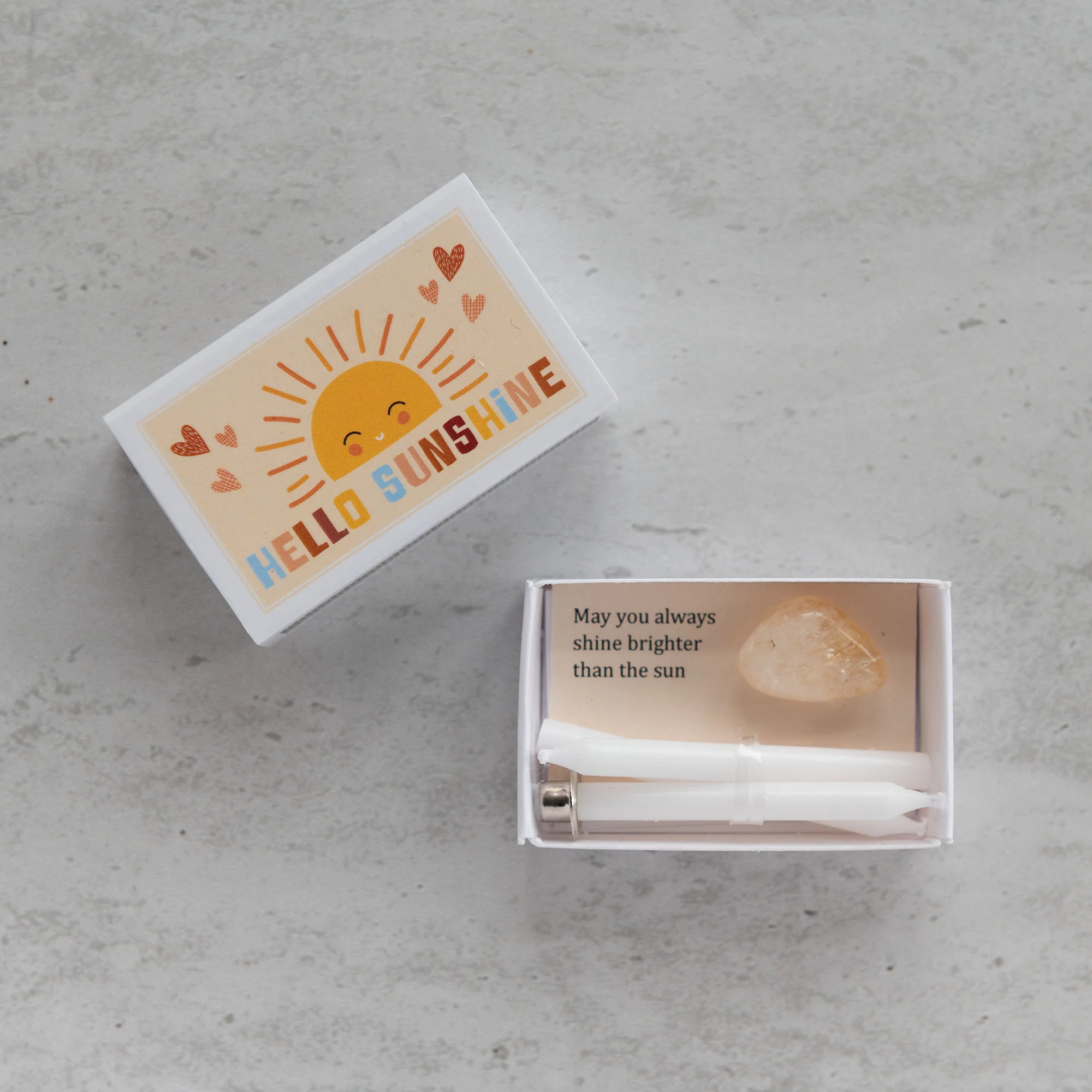 Hello Sunshine Mindfulness Gift In A Matchbox - Image 5