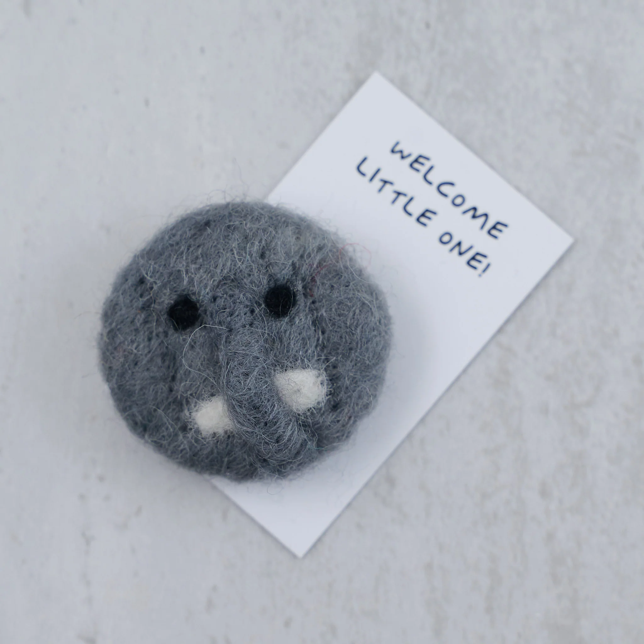 It’s A Boy Wool Felt Elephant In A Matchbox - Image 5