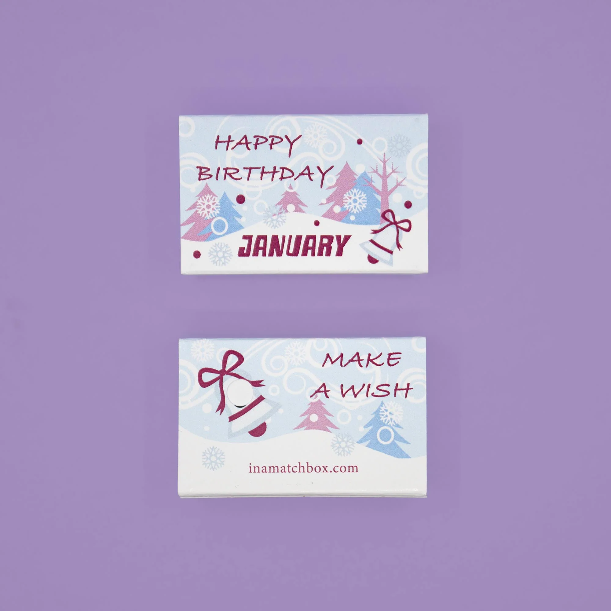 January Garnet Mindful Birthstone Gift In A Matchbox - Image 4