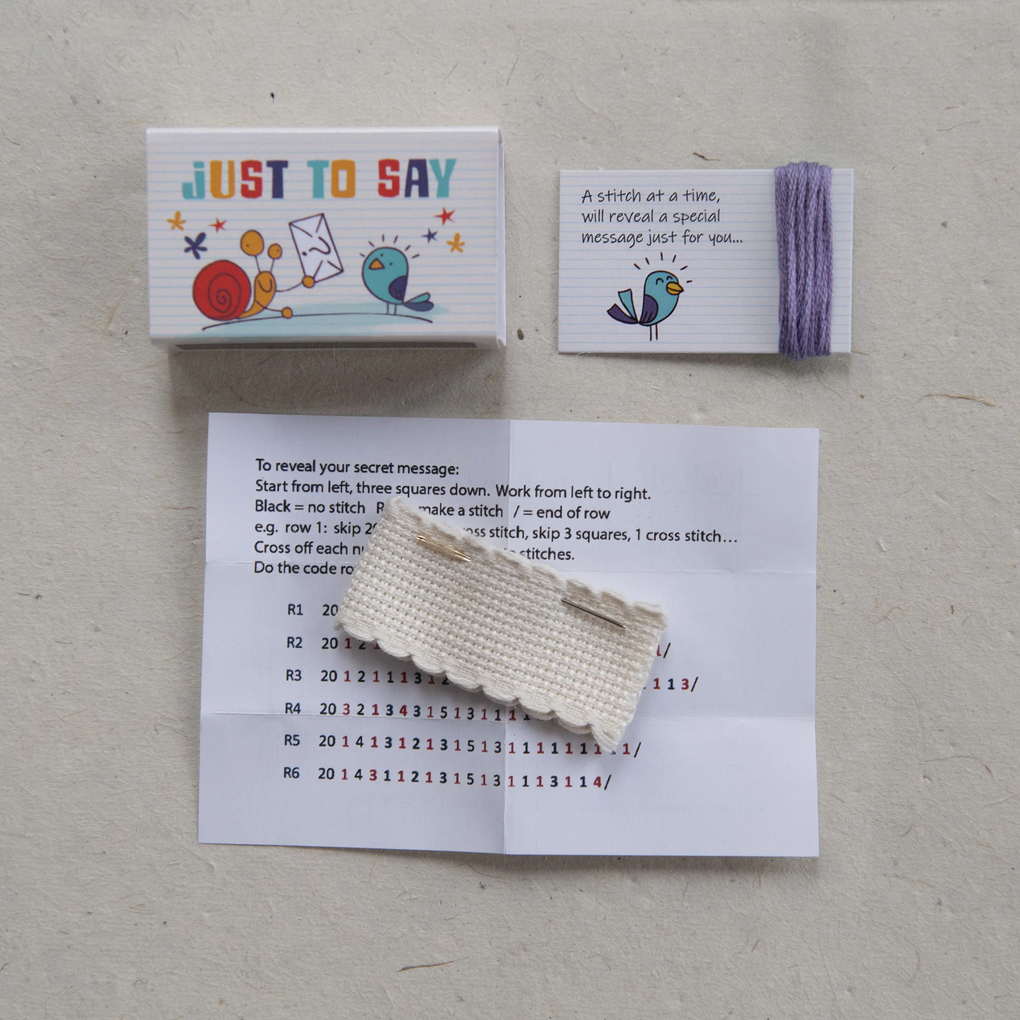 Just To Say 'LET'S DANCE' Cross Stitch Secret Message - Image 5