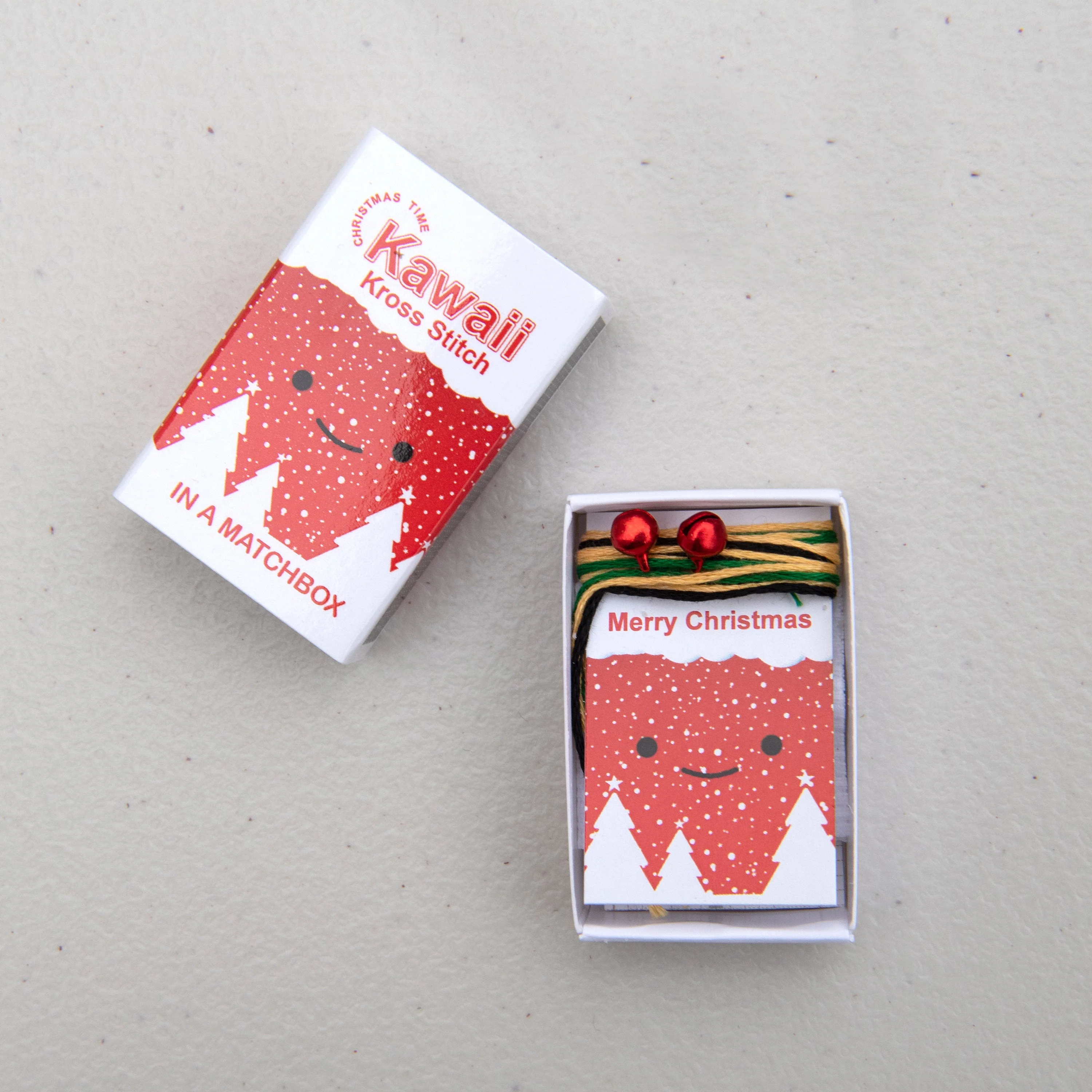 Kawaii Christmas Star Mini Cross Stitch Kit - Image 5