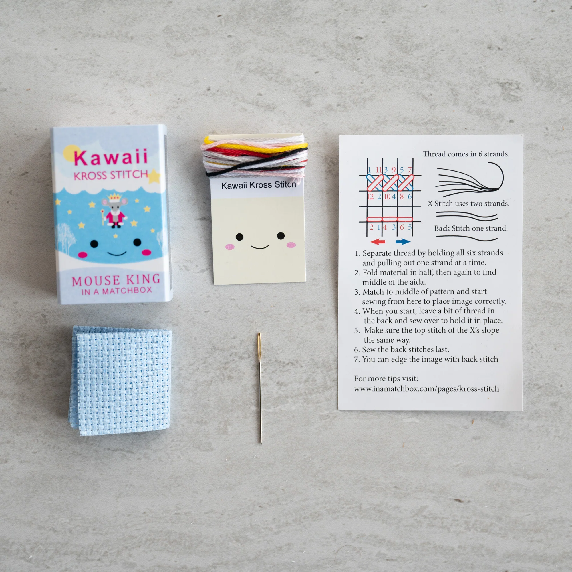 Kawaii Cross Stitch Mouse King - Image 3