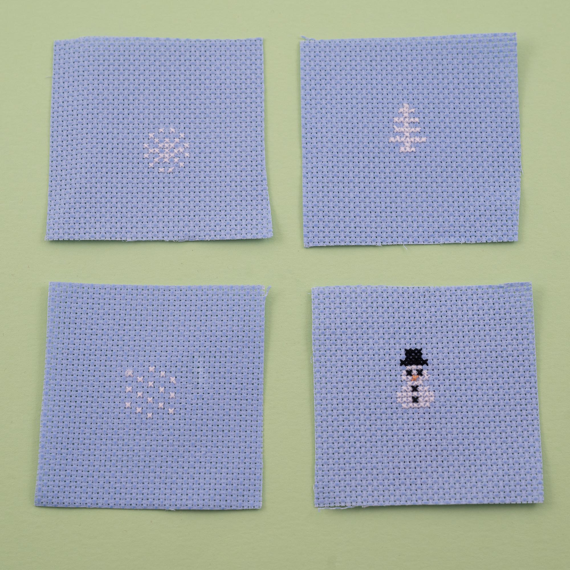 Make Your Own Christmas Bauble Let It Snow Cross Stitch Kit - Image 9