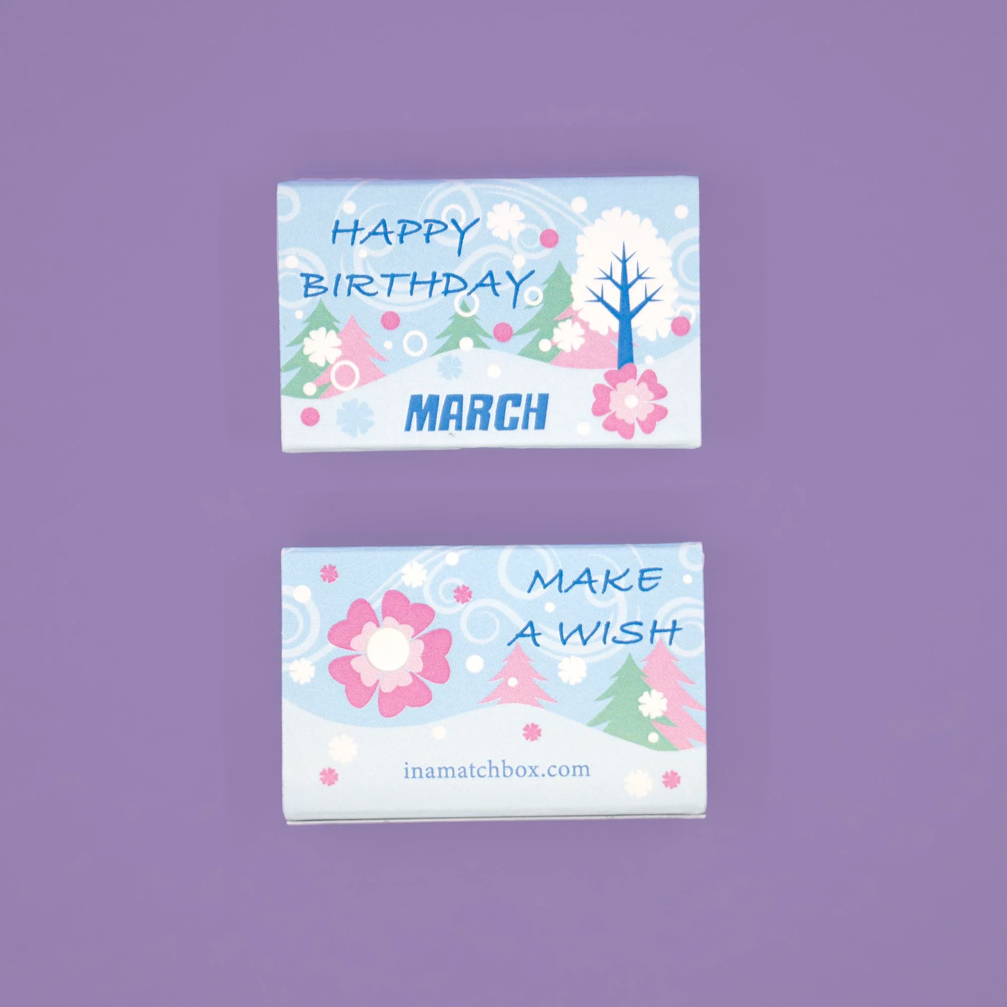 March Aquamarine Mindful Birthstone In A Matchbox - Image 4
