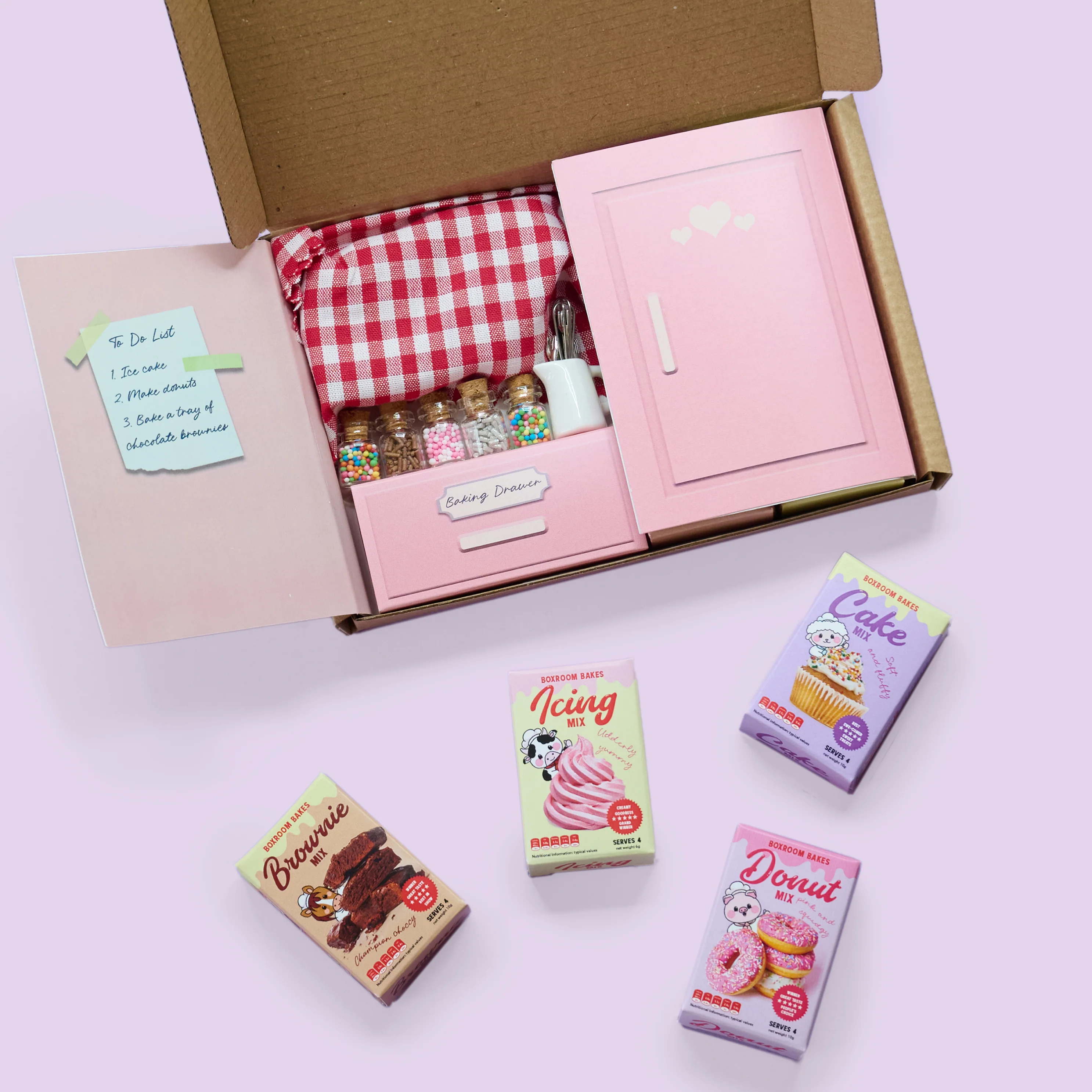 Mini Bakery Kit Make Your Own Miniature Edible Picnic - Image 3