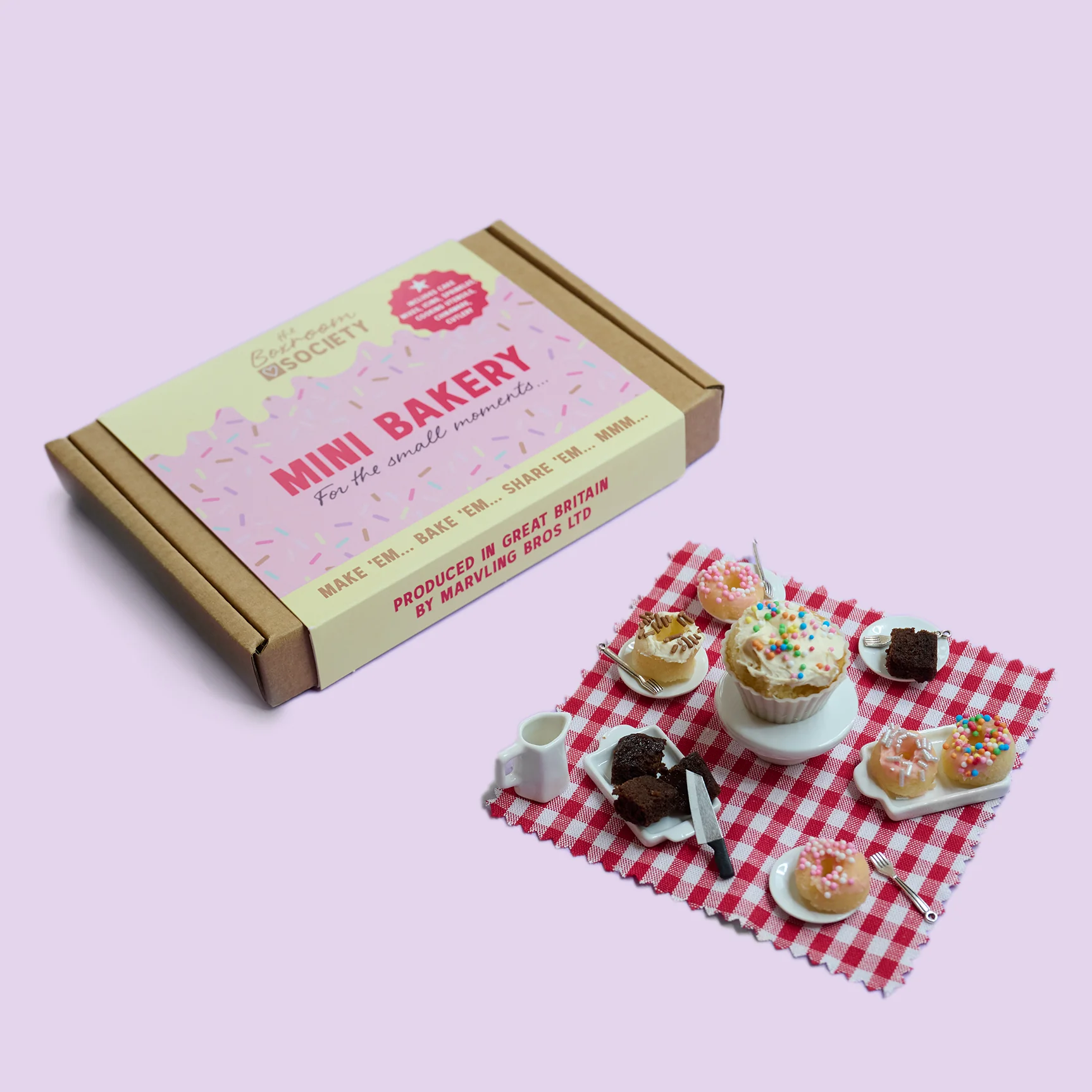 Mini Bakery Kit Make Your Own Miniature Edible Picnic - Image 4