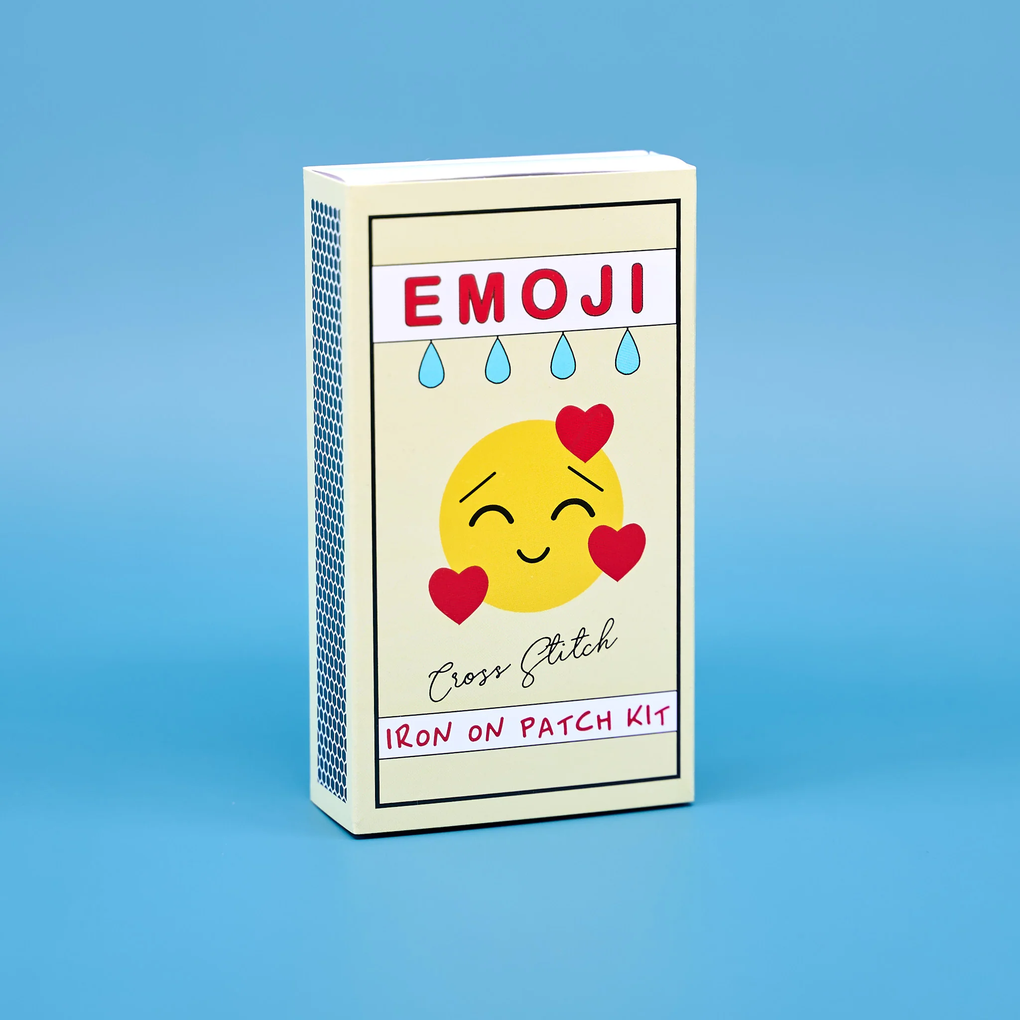 Mini Emoji Cross Stitch Kit – DIY Iron-On Patches - Image 6