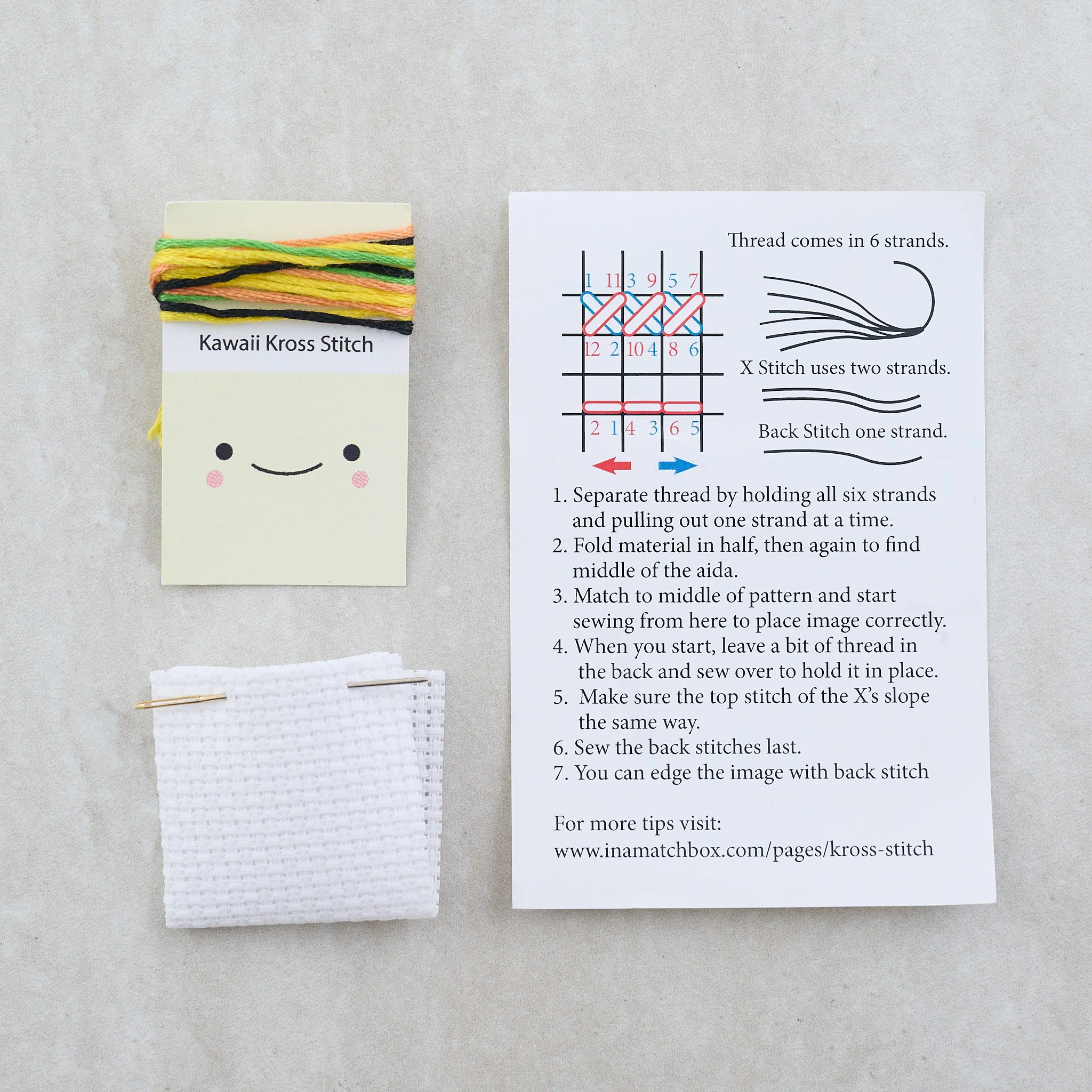 Kawaii Pineapple Cross Stitch Kit - Image 6