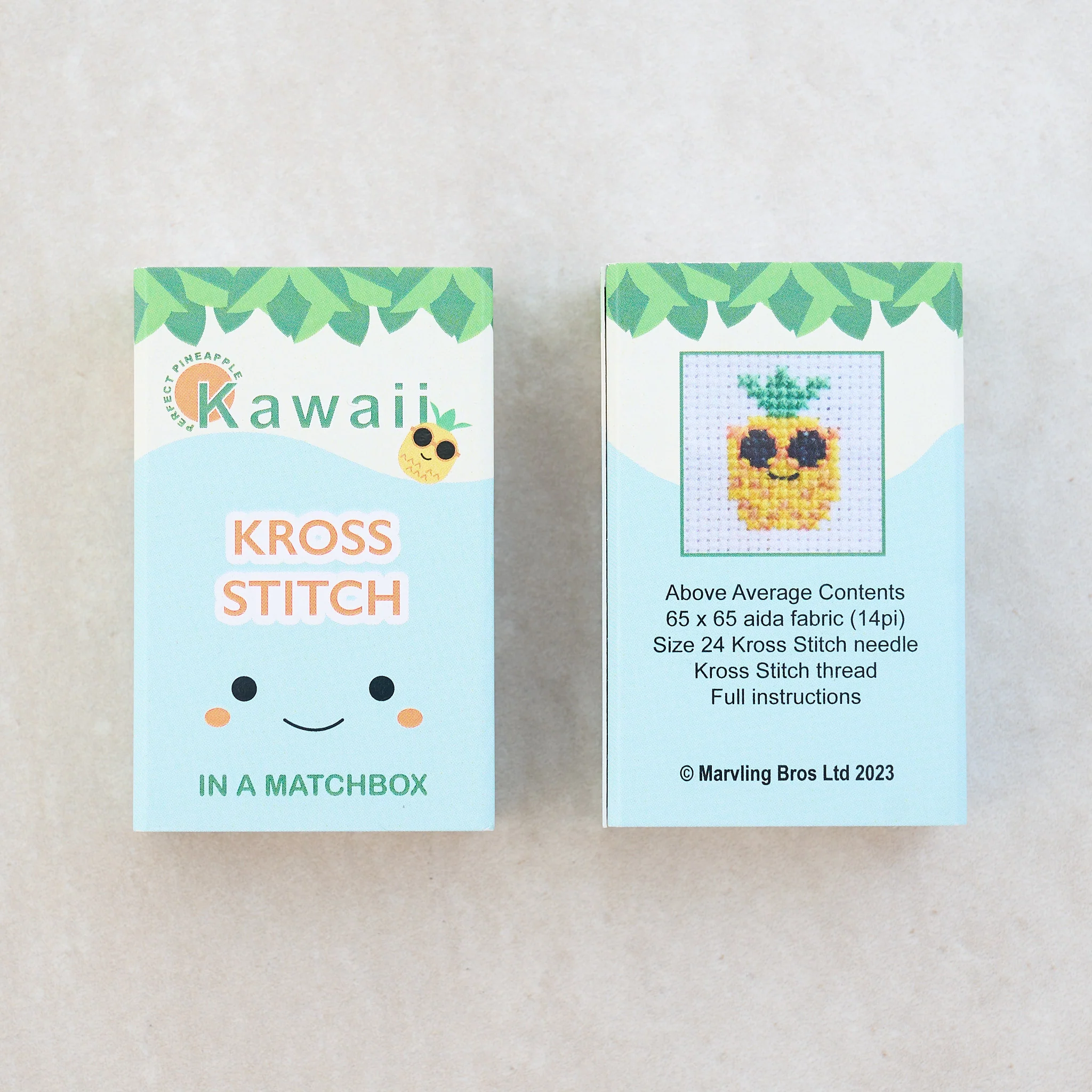 Kawaii Pineapple Cross Stitch Kit - Image 7