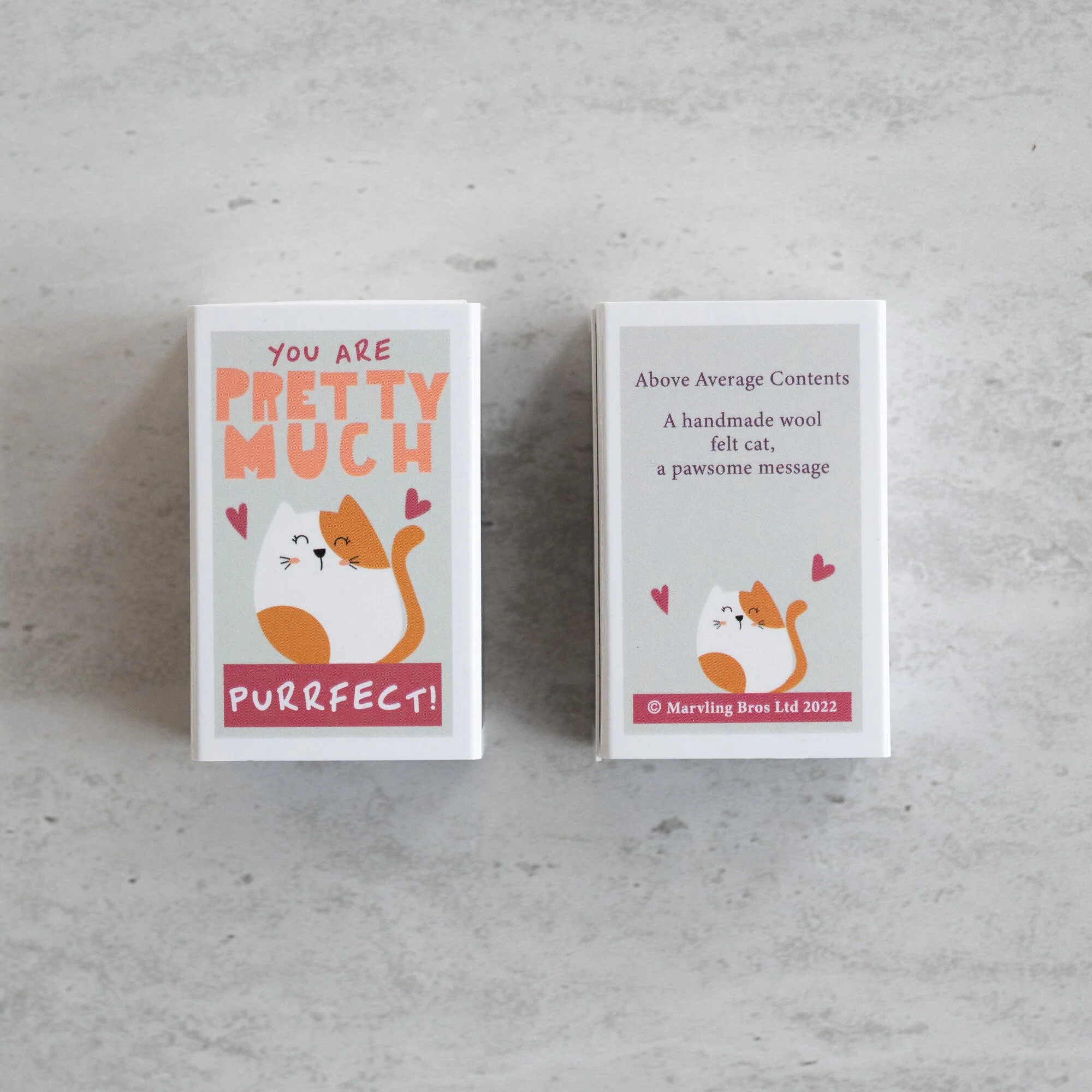 Pretty Much Purrfect Wool Felt Cat In A Matchbox - Image 4