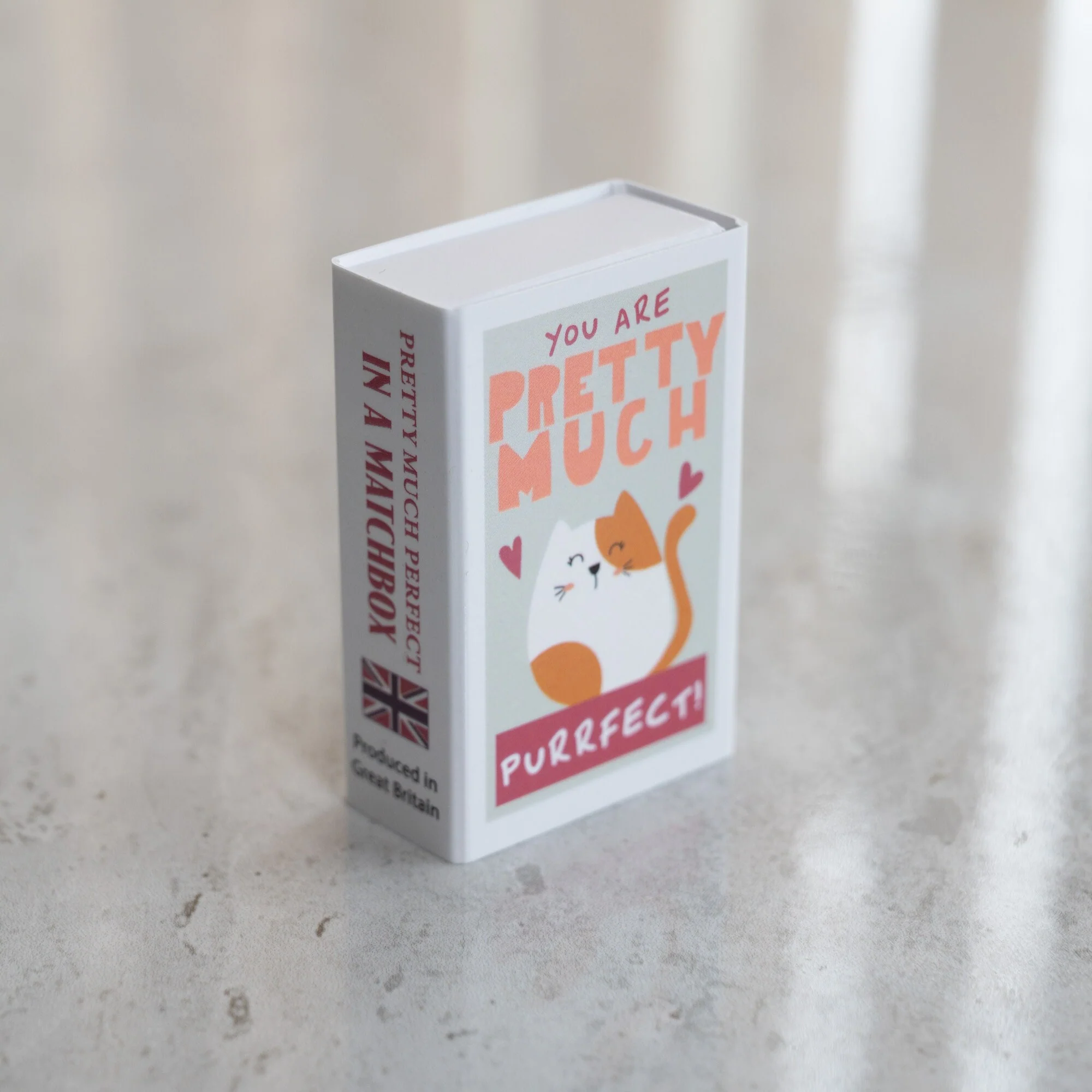 Pretty Much Purrfect Wool Felt Cat In A Matchbox - Image 5