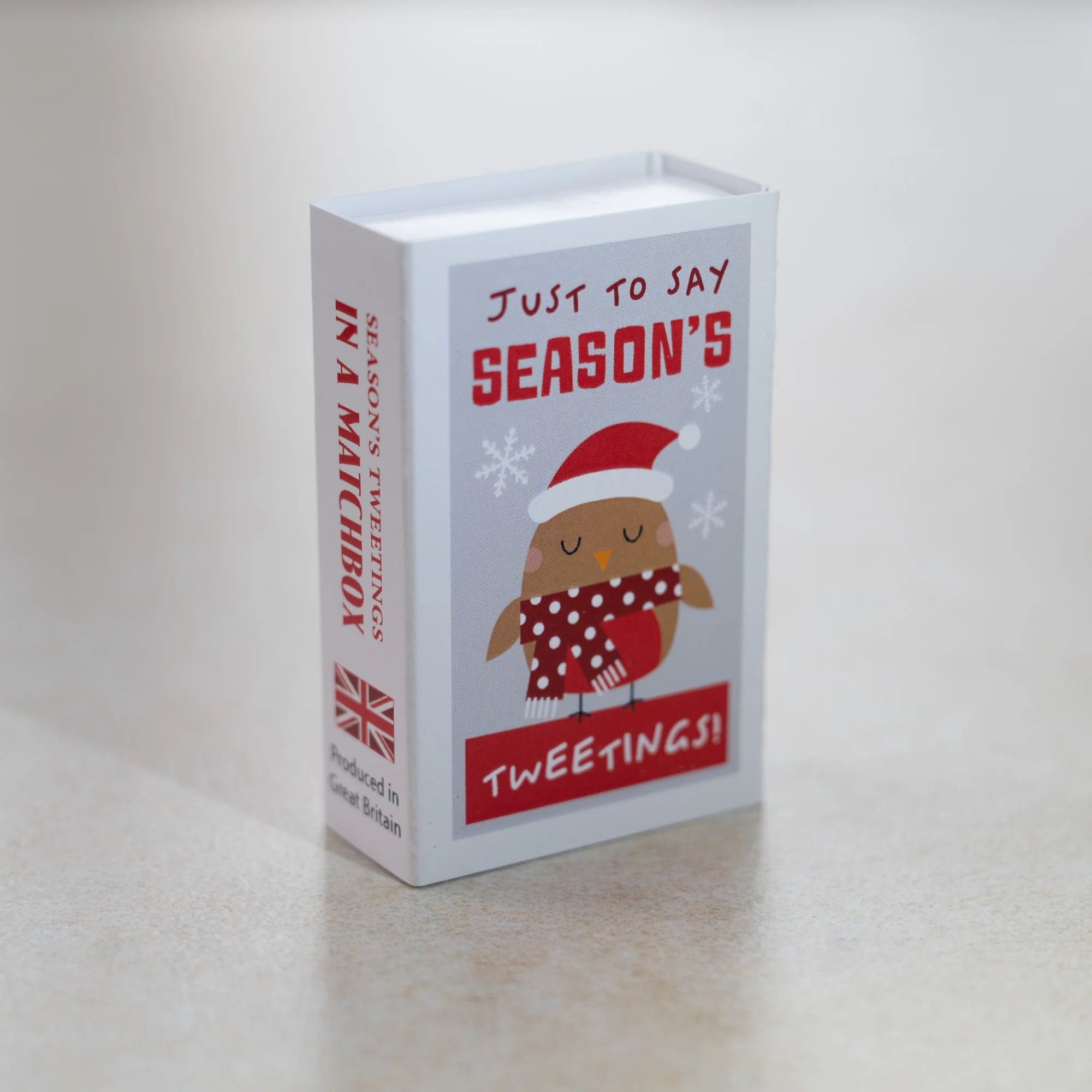Seasons Greetings wool felt bauble - Image 8