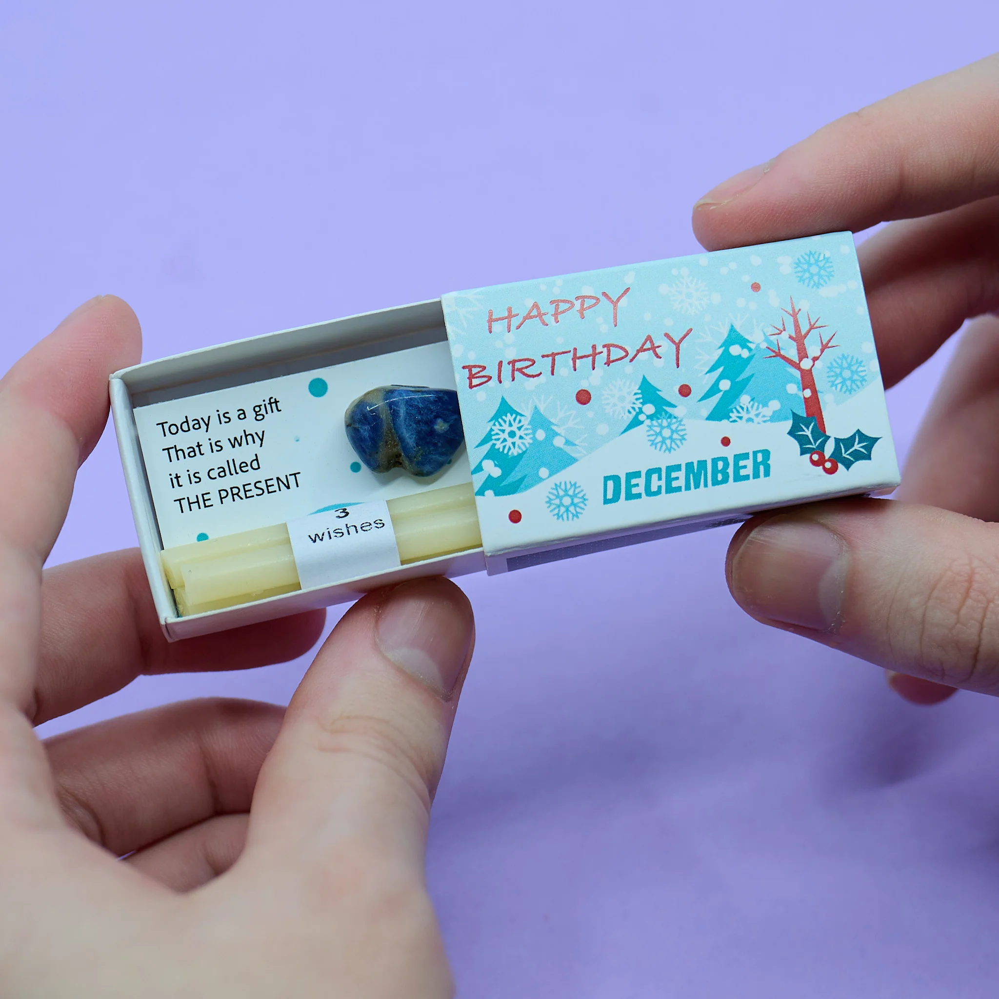 Mindful Birthstone Gift In A Matchbox - Image 23