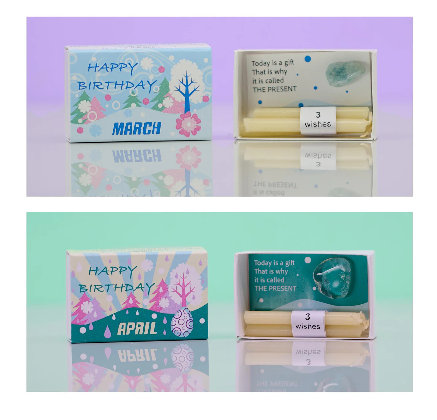 Mindful Birthstone Gift In A Matchbox - Image 4