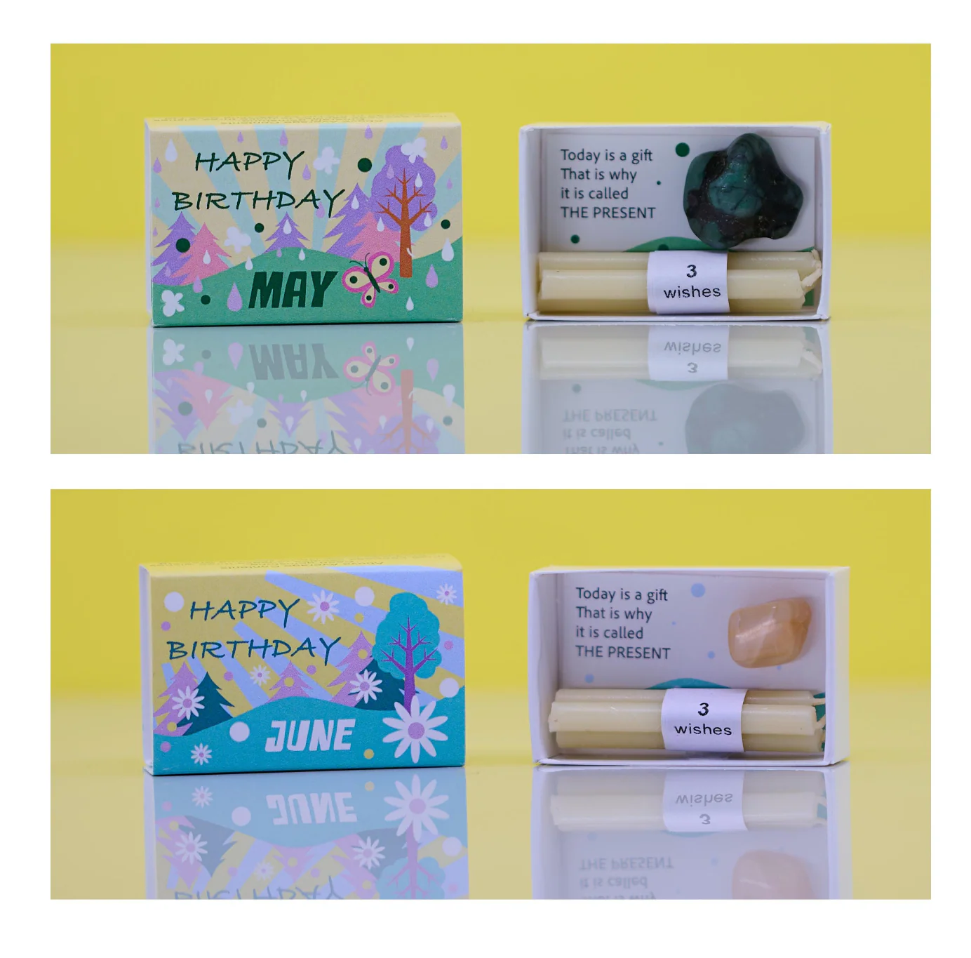 Mindful Birthstone Gift In A Matchbox - Image 5