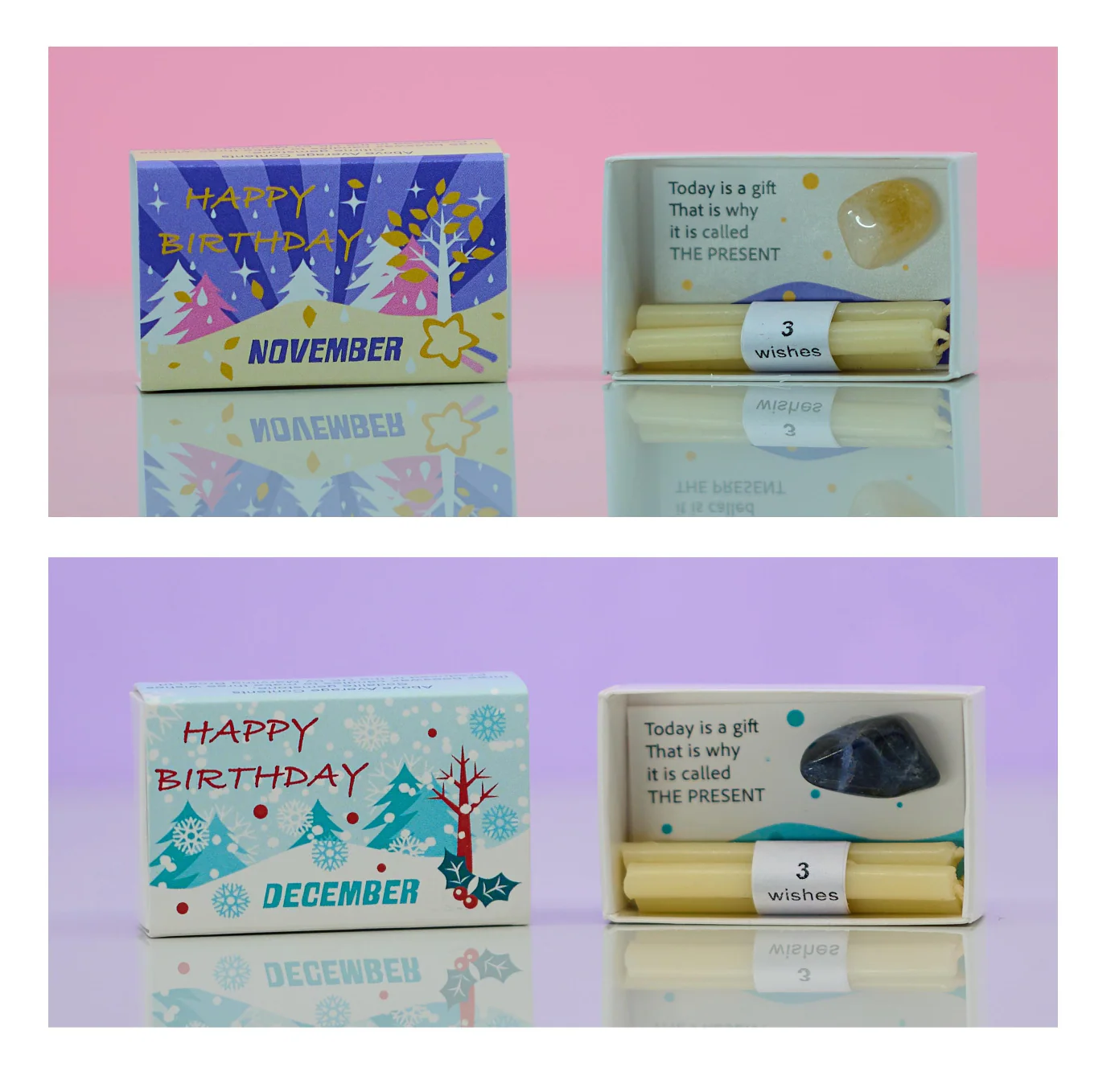 Mindful Birthstone Gift In A Matchbox - Image 8