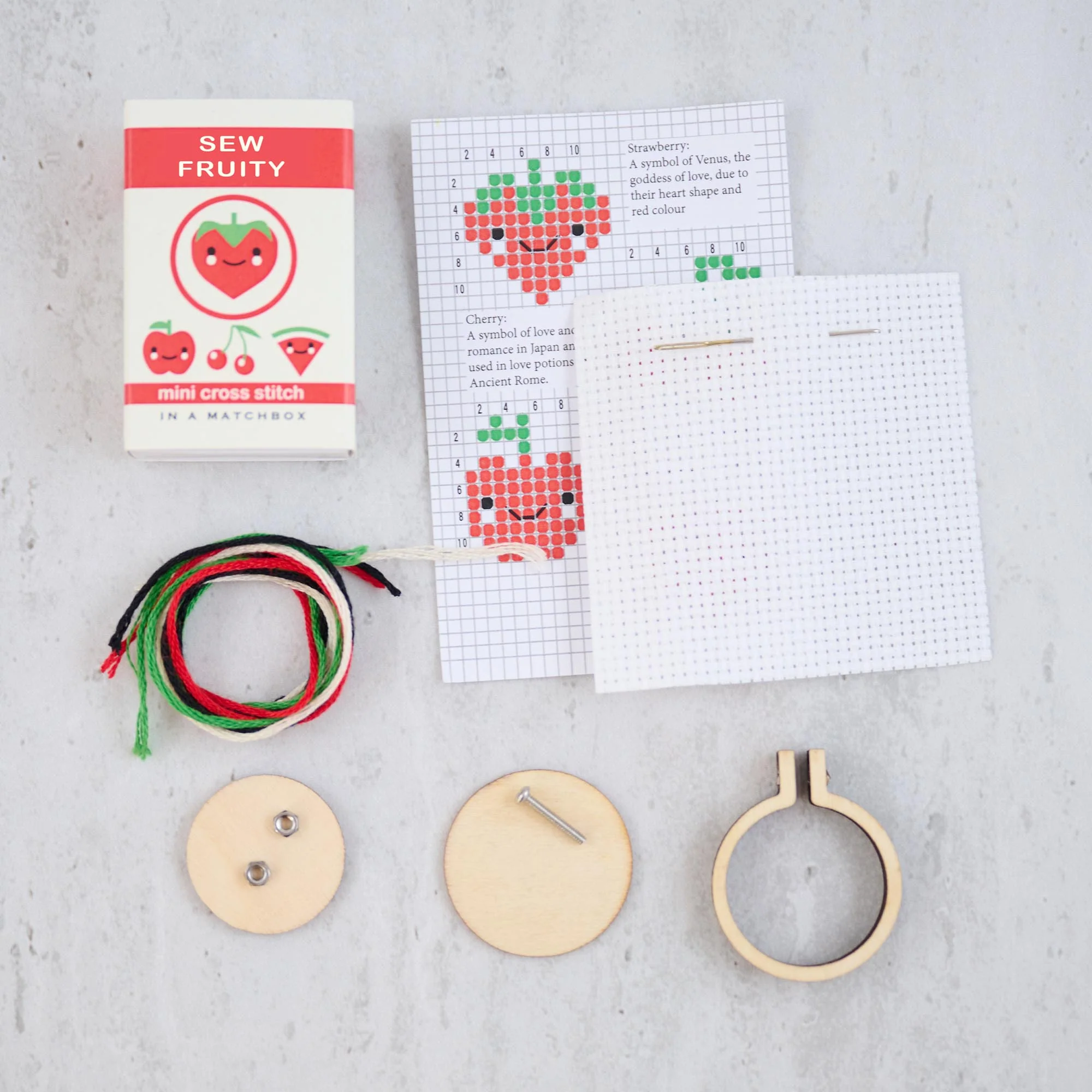 Sew Fruity Mini Cross Stitch Kit - Image 4