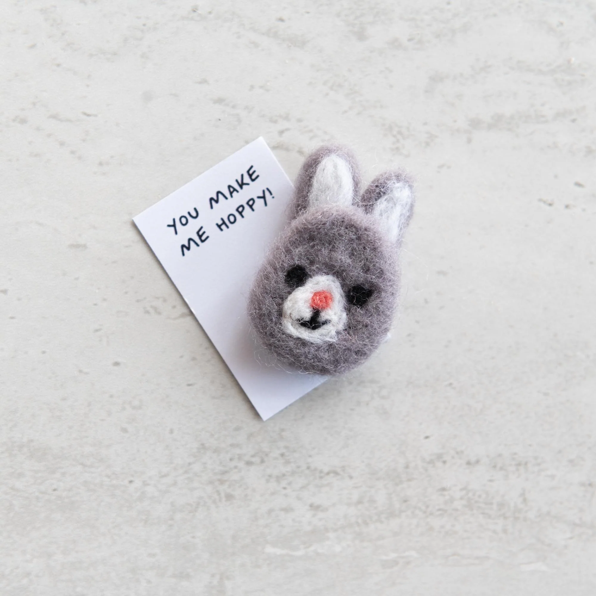 Some Bunny Loves You Wool Felt Rabbit In A Matchbox - Image 3