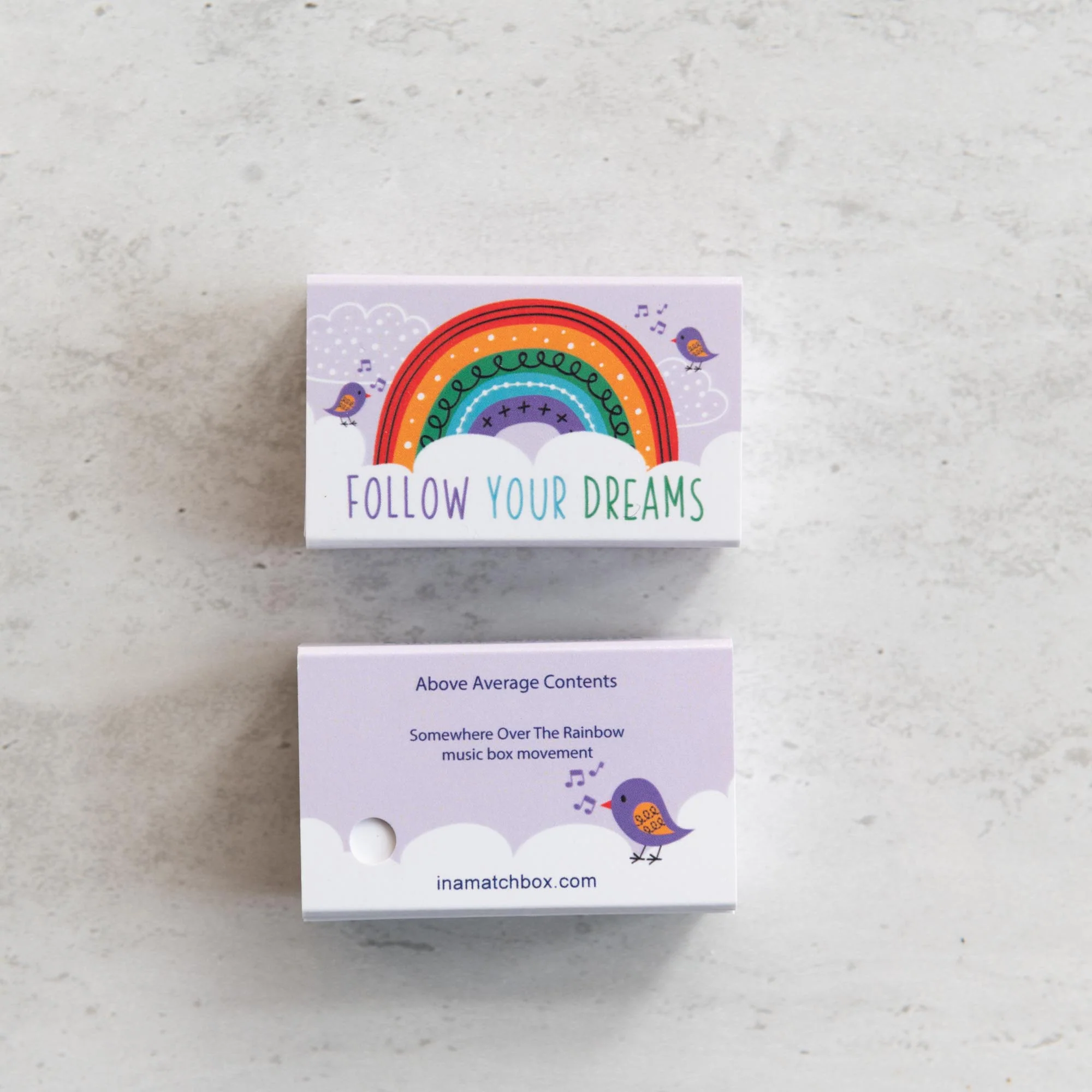 Somewhere Over The Rainbow Music Box Kit In A Matchbox - Image 5