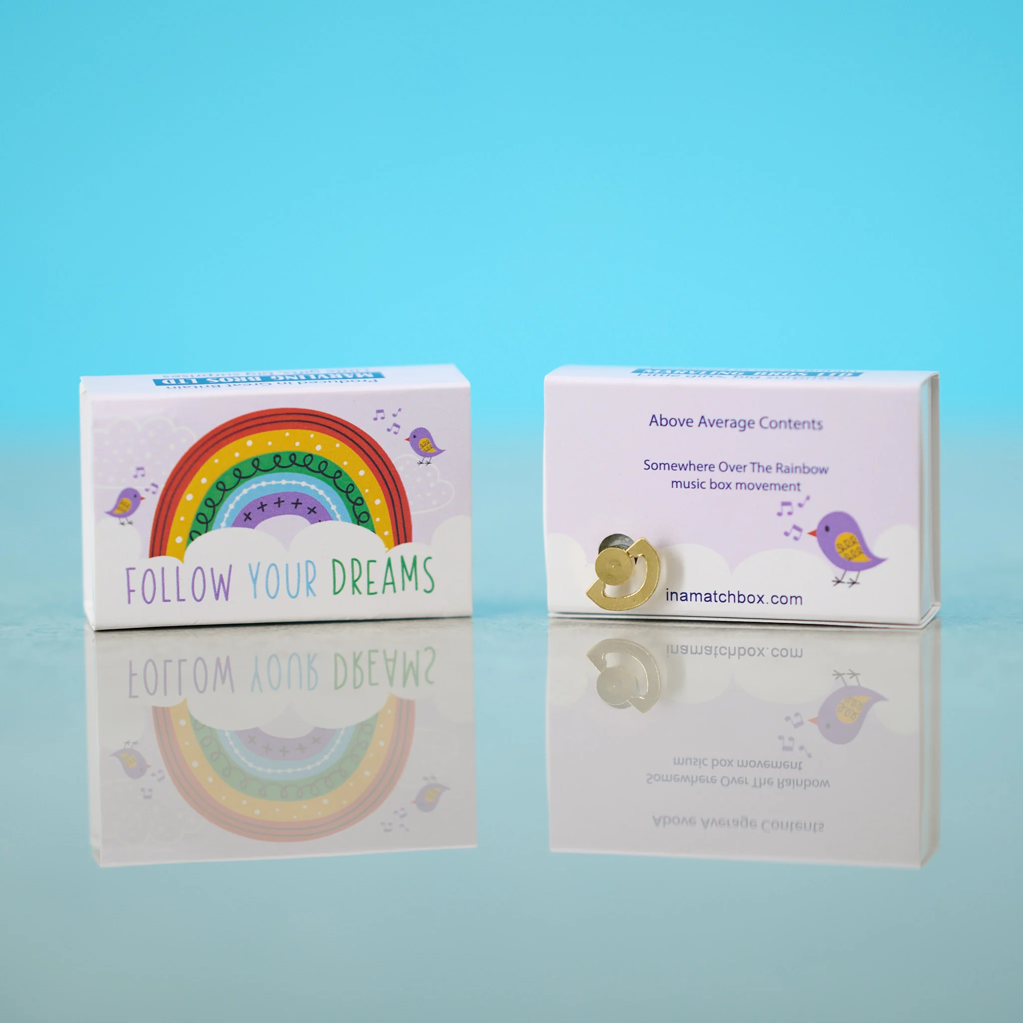 Somewhere Over The Rainbow Music Box Kit In A Matchbox - Image 6