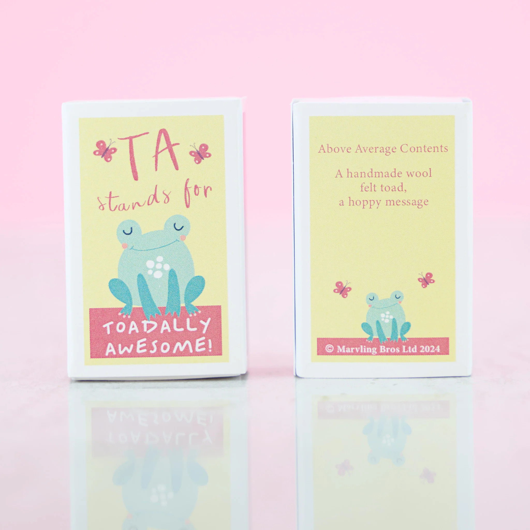 Toadally Awesome Teaching Assistant Gift In A Matchbox - Image 5