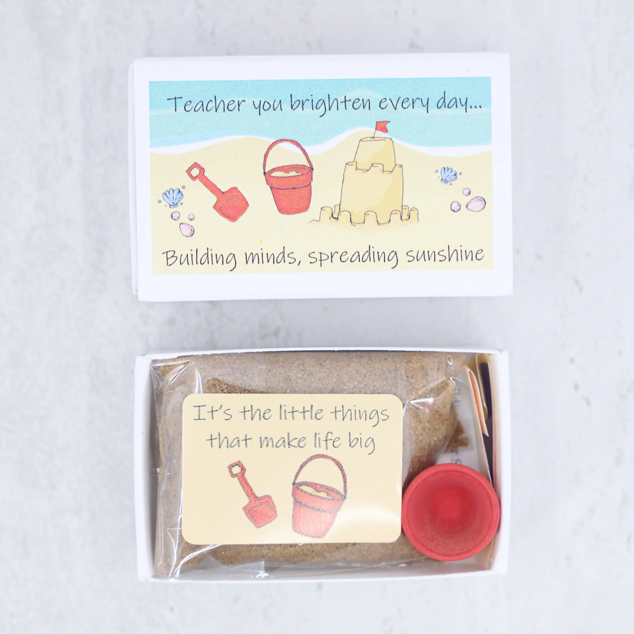 Thank You Teacher Sand Kit Gift In A Matchbox - Image 6