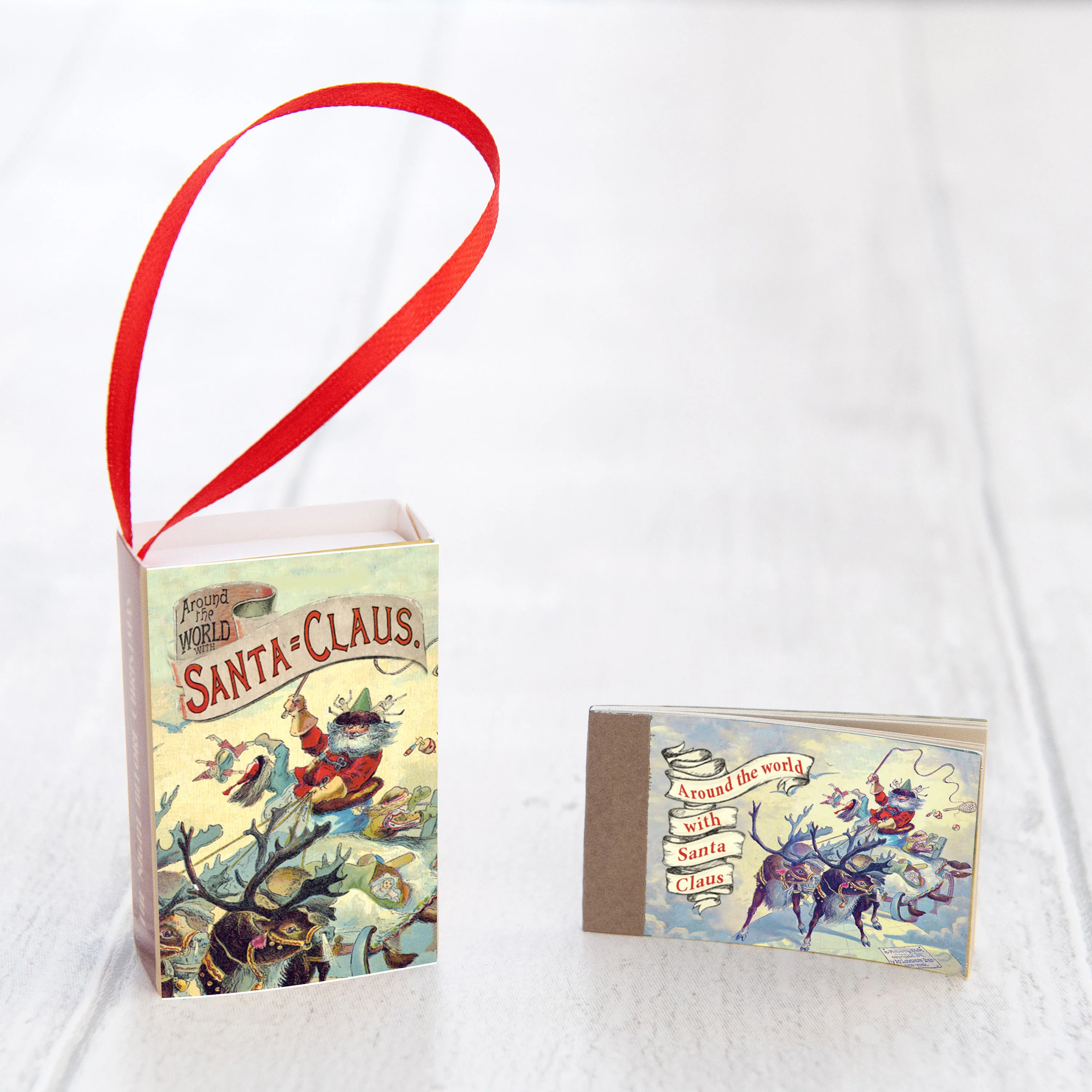 Tree Decoration 'Around The World With Santa Claus' Victorian Poem - Image 3