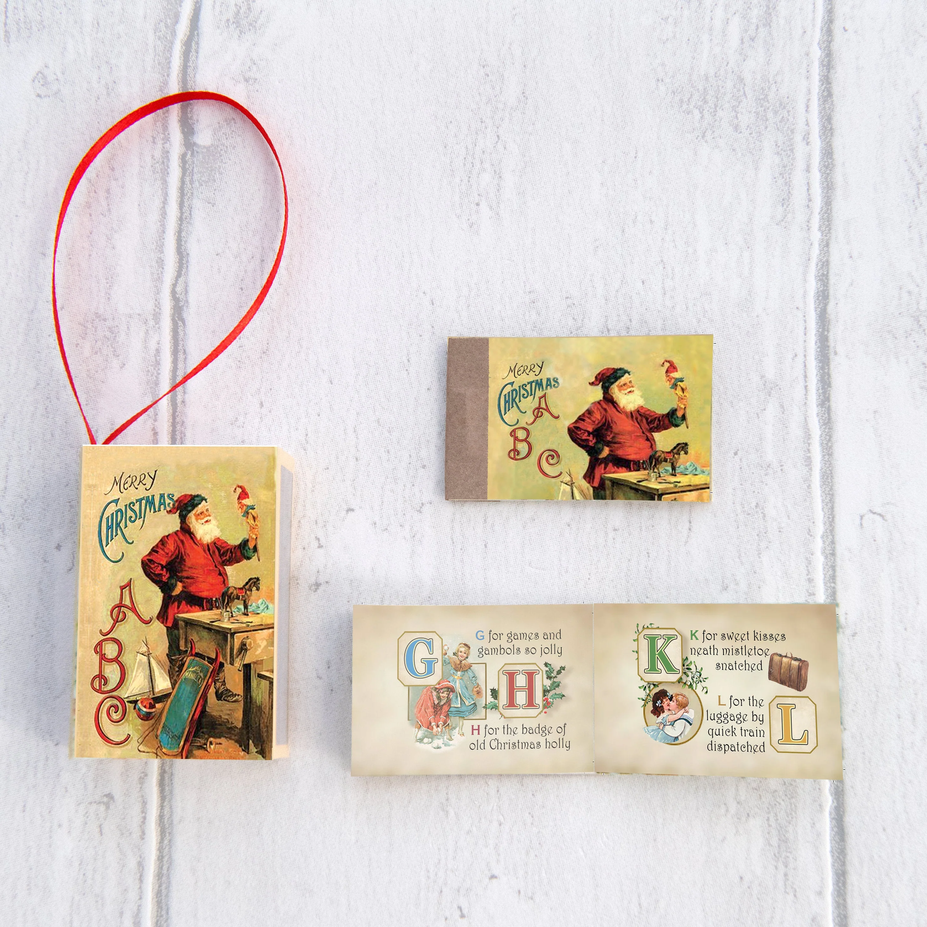 Tree Decoration Christmas ABC Victorian Poem - Image 4