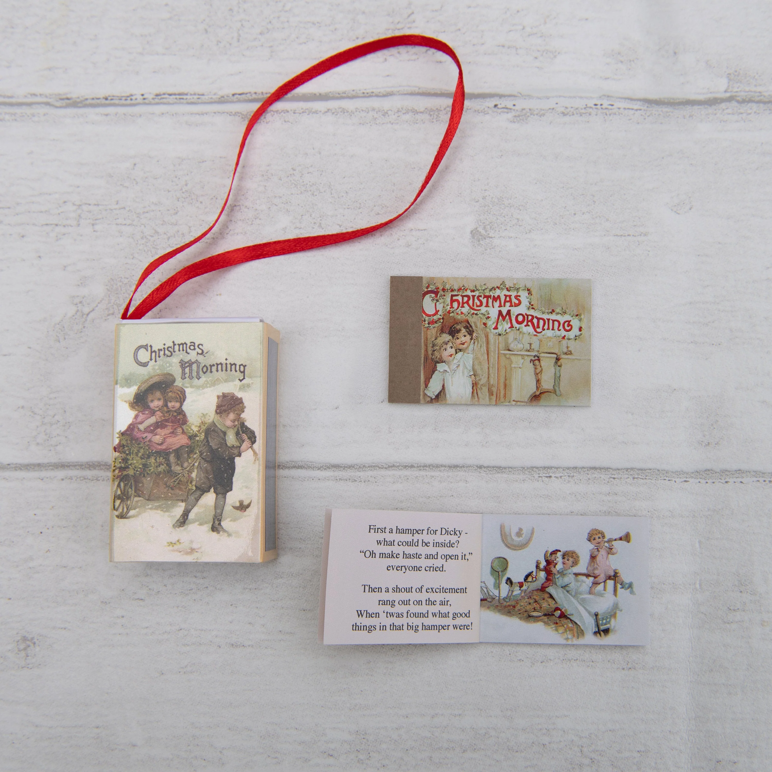 Tree Decoration Christmas Morning Victorian Poem - Image 4