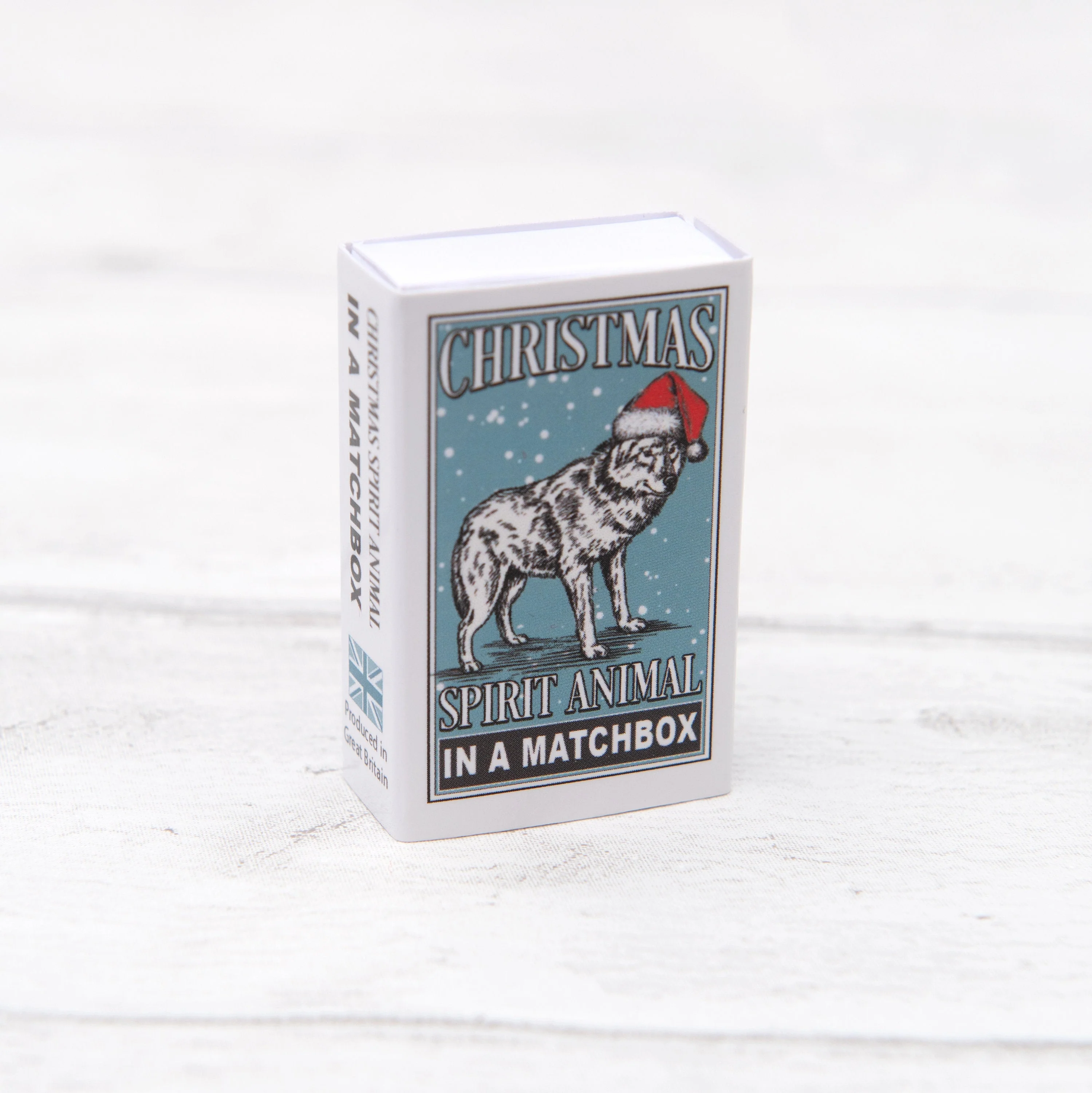 Wolf Christmas Spirit Animal In A Matchbox - Image 3