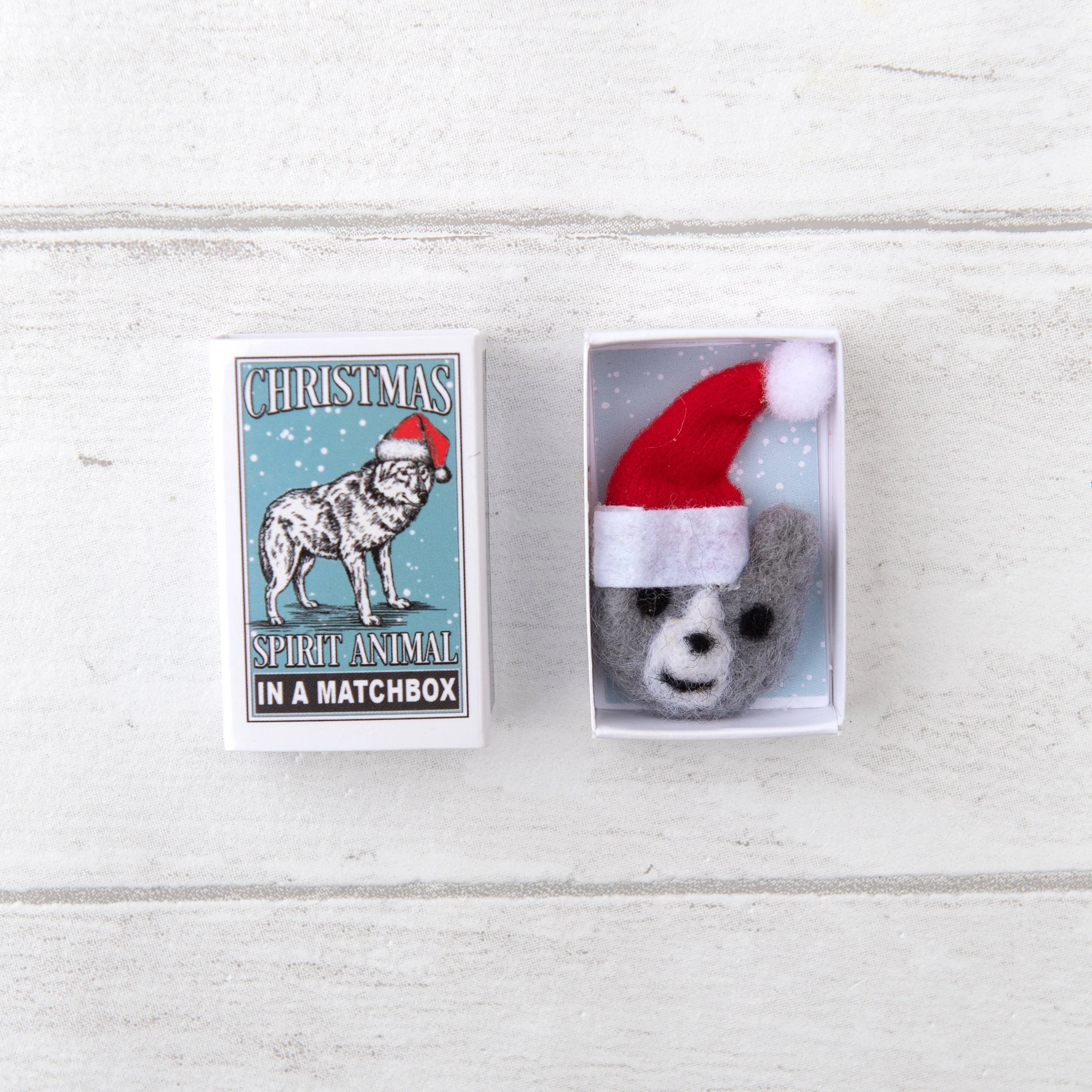 Wolf Christmas Spirit Animal In A Matchbox - Image 4