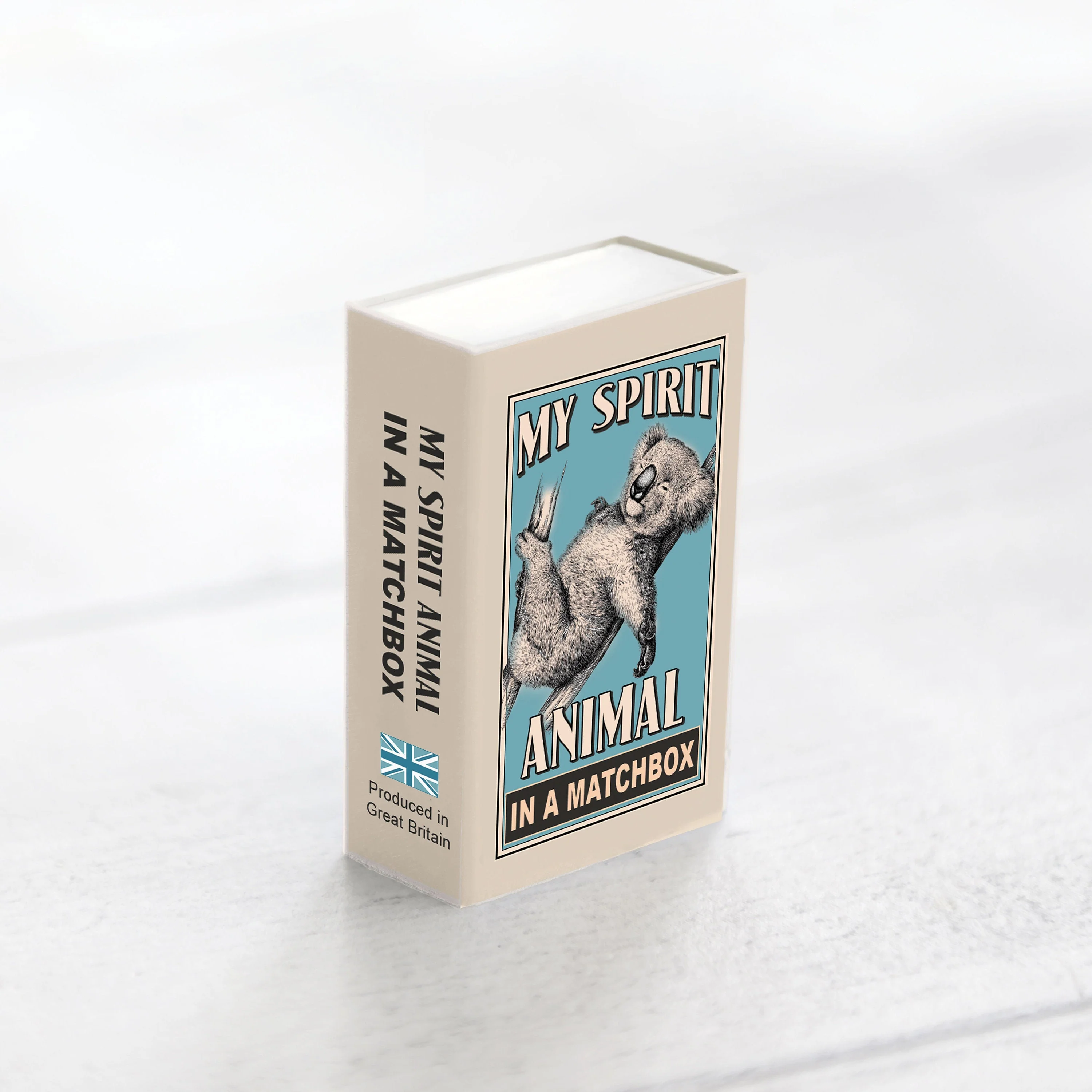 Wool Felt Koala Spirit Animal Gift In A Matchbox - Image 4