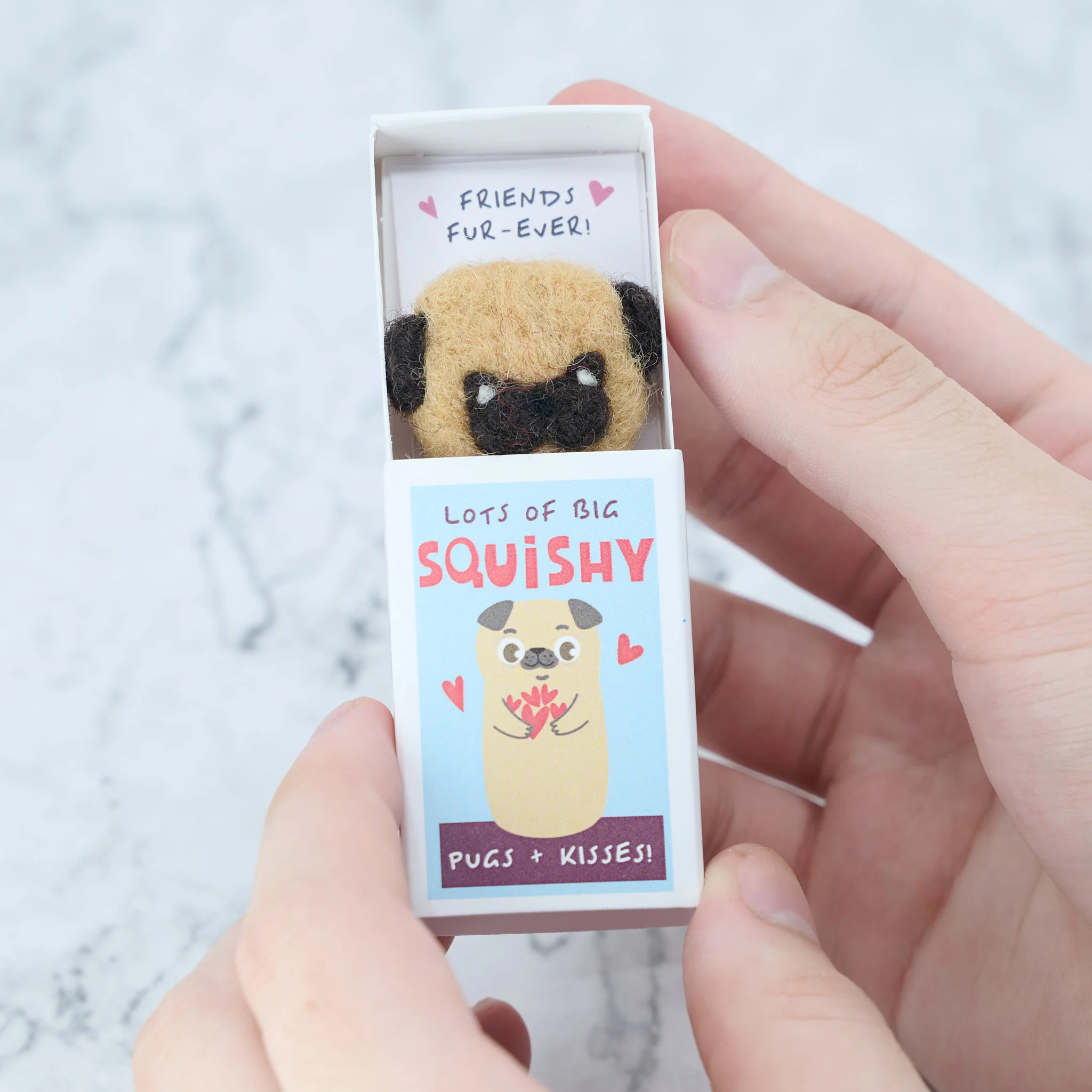 Big Squishy Pugs And Kisses Friendship Gift - Image 2